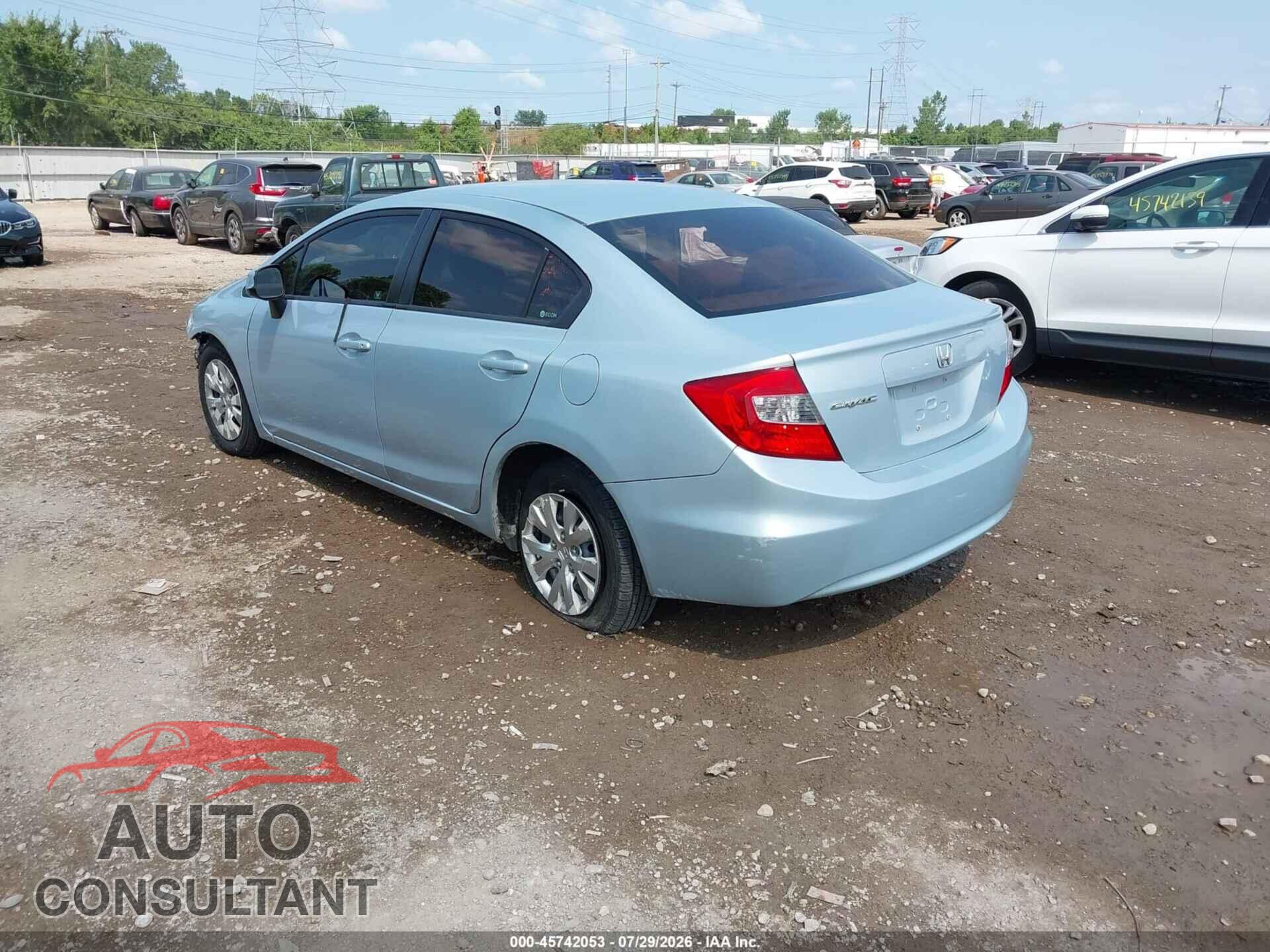 HONDA CIVIC 2012 - 2HGFB2F56CH559444