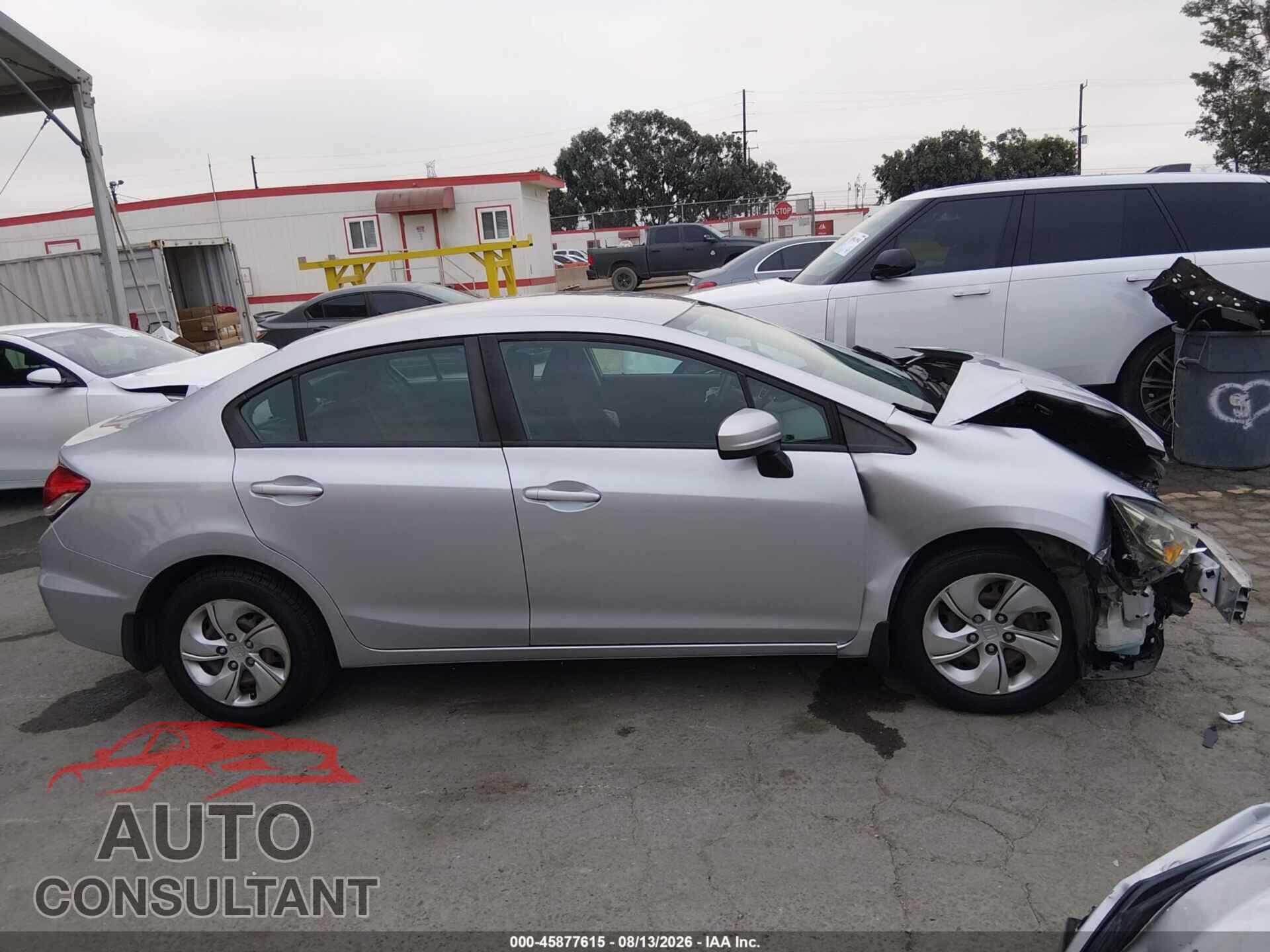 HONDA CIVIC 2014 - 19XFB2F54EE271600