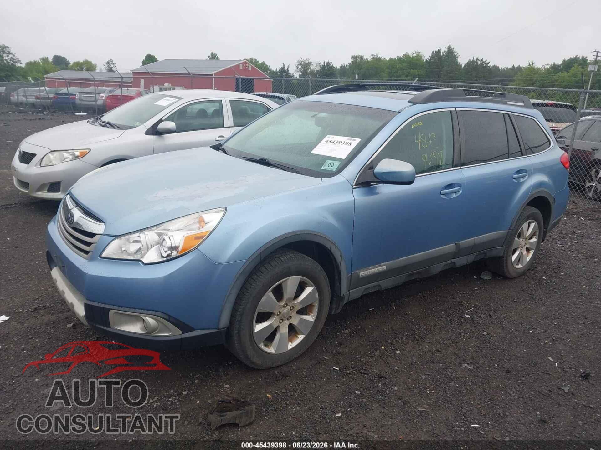 SUBARU OUTBACK 2010 - 4S4BRELC8A2362693