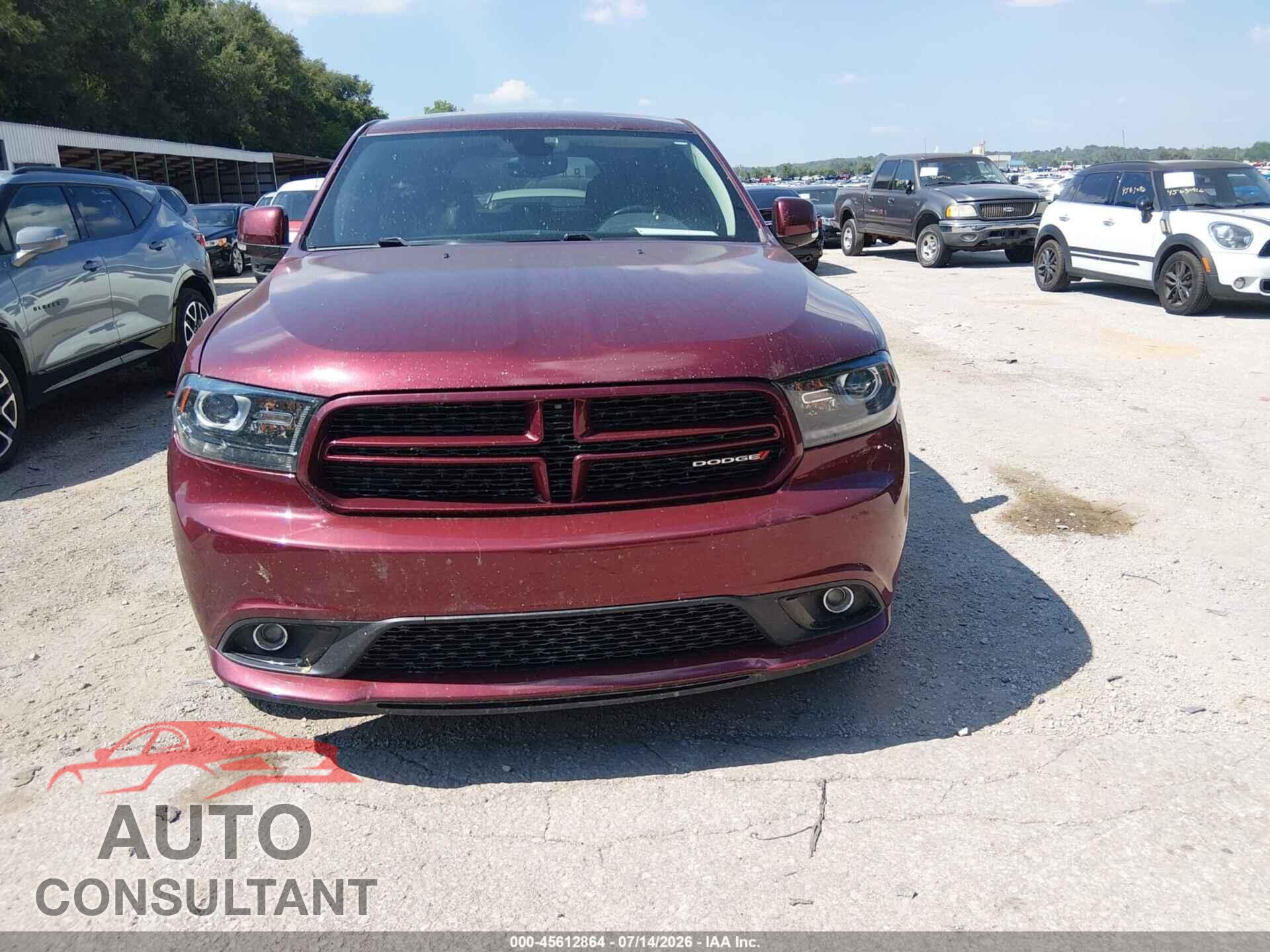 DODGE DURANGO 2017 - 1C4RDJDG9HC917764