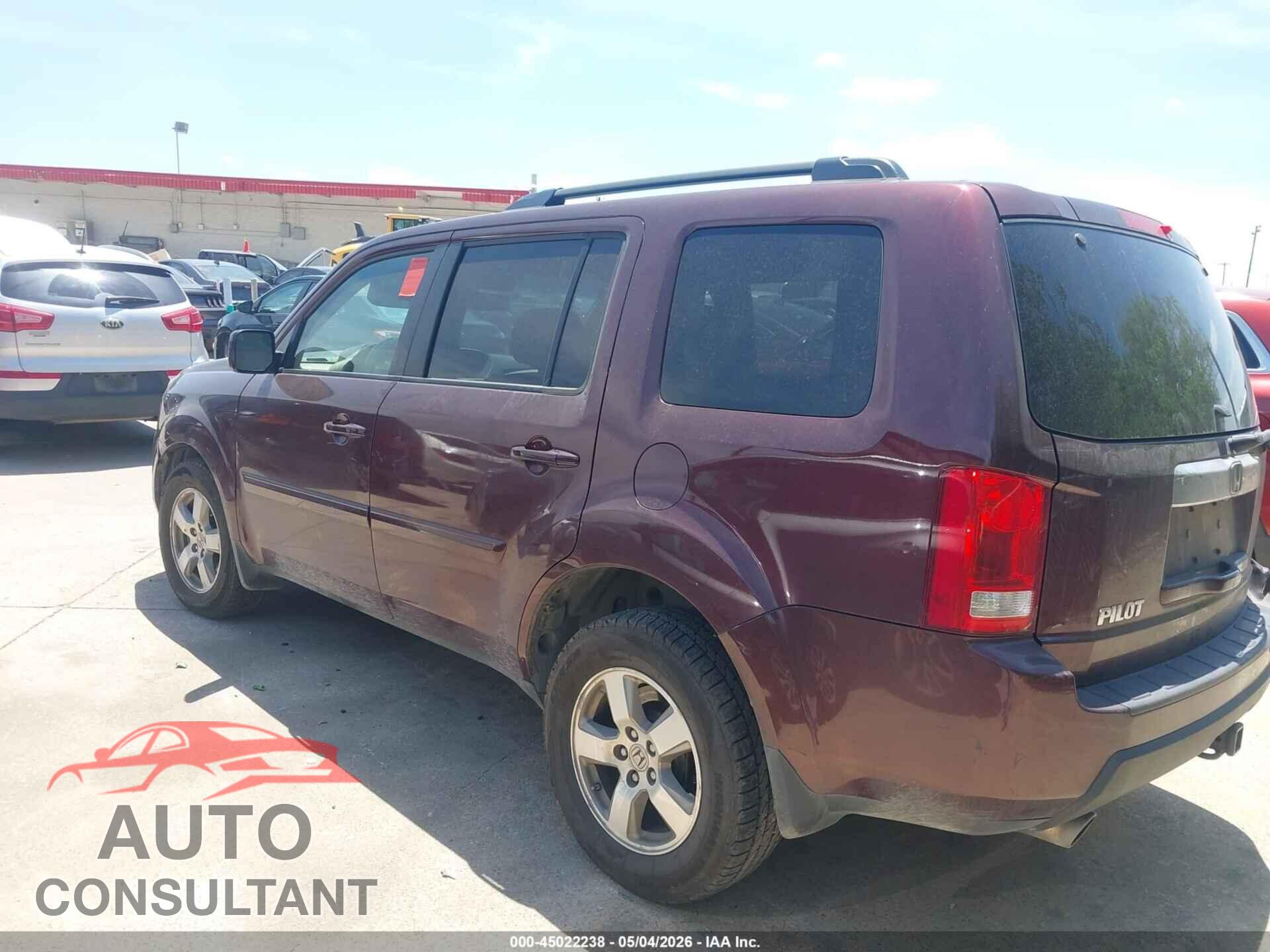 HONDA PILOT 2011 - 5FNYF3H67BB023209