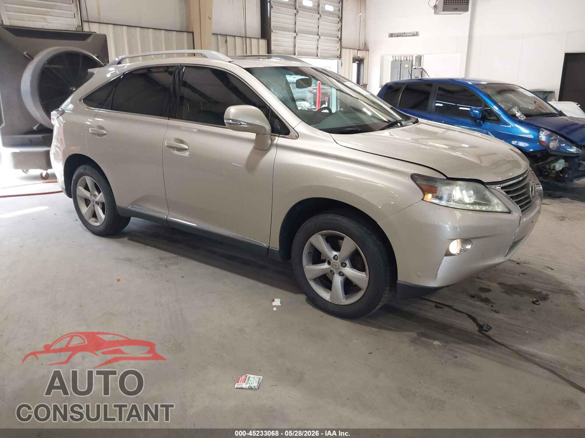 LEXUS RX 350 2013 - 2T2BK1BA3DC169712