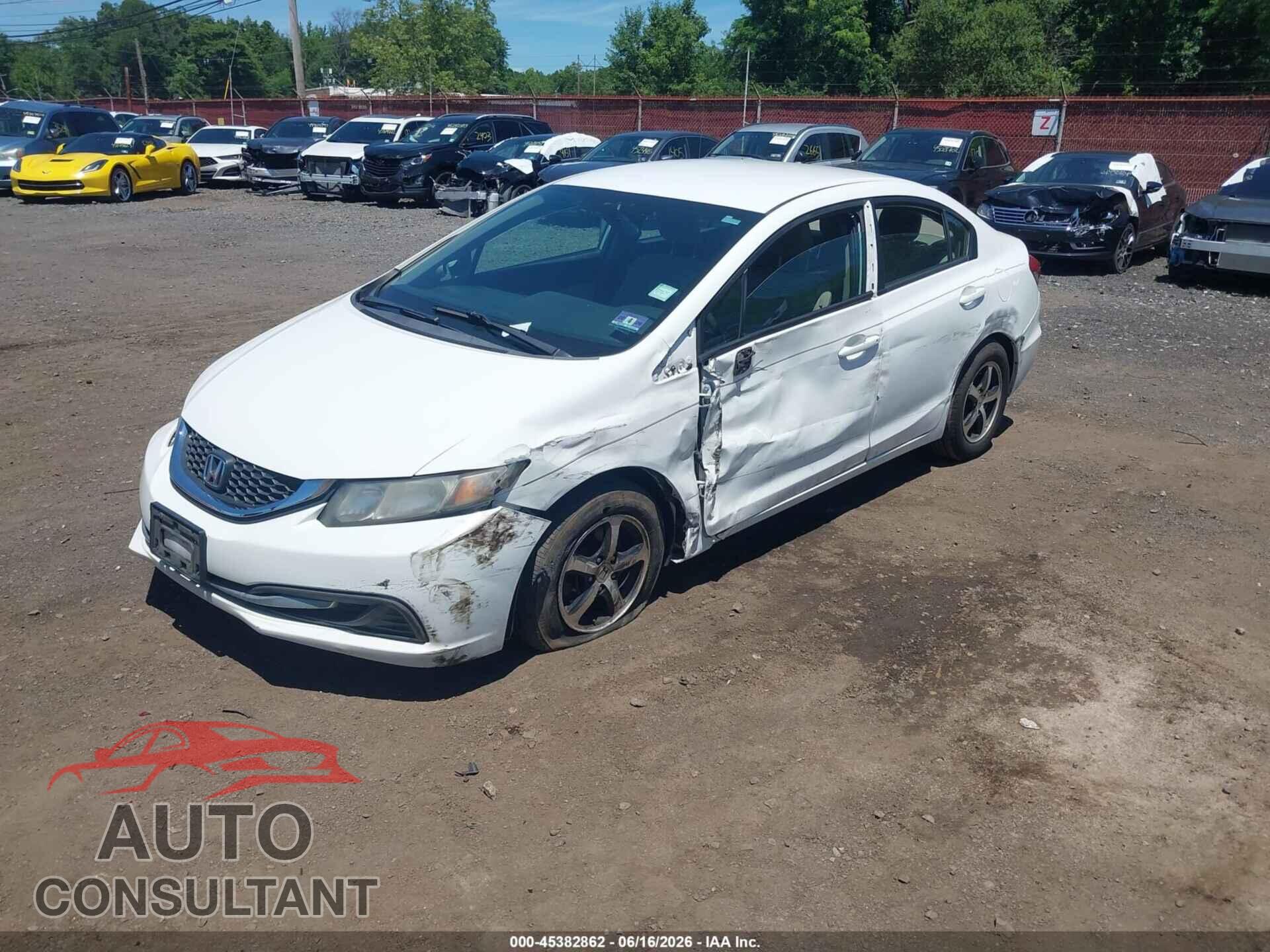 HONDA CIVIC 2015 - 19XFB2F70FE248317