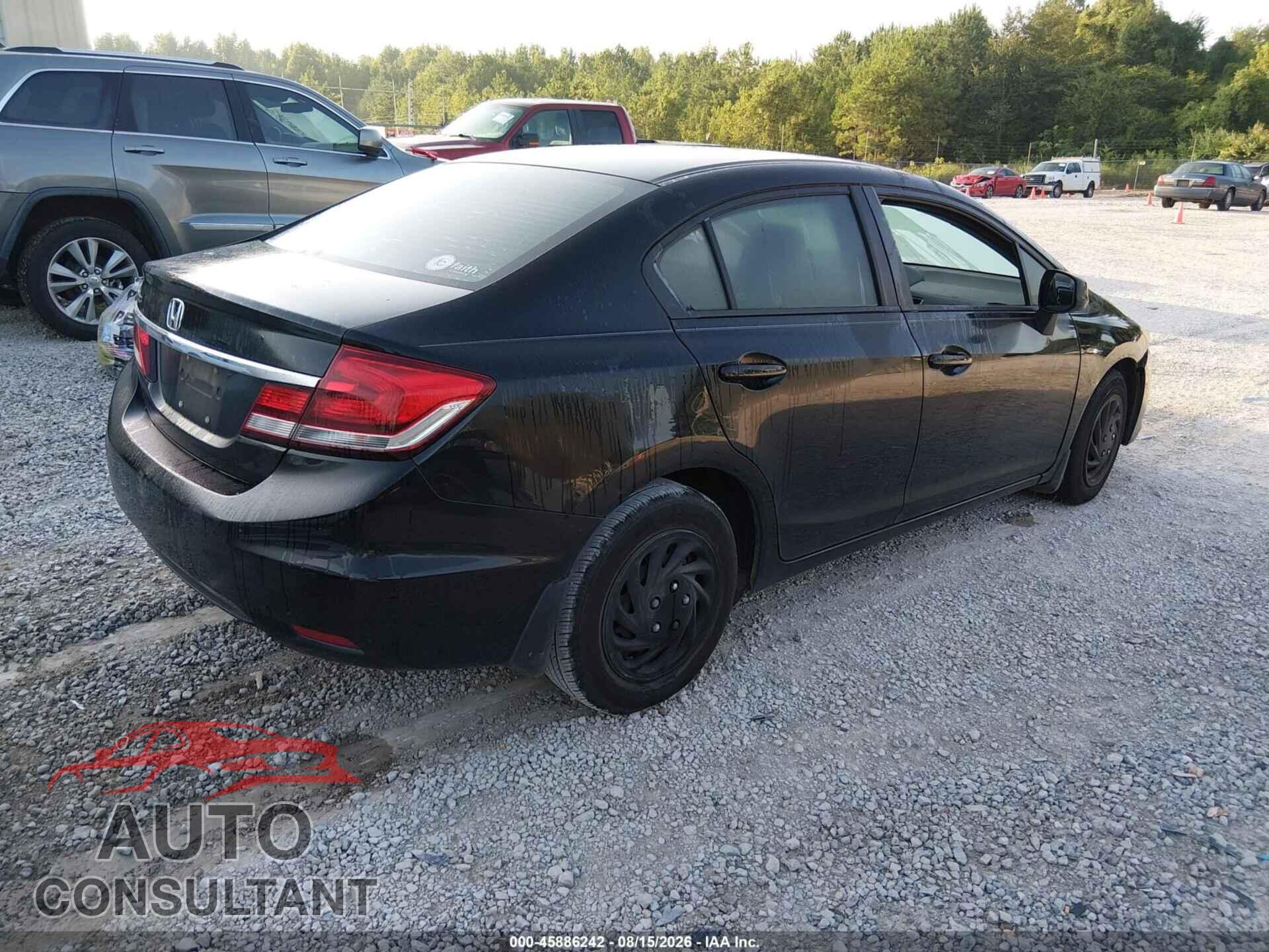 HONDA CIVIC 2013 - 19XFB2F58DE018150