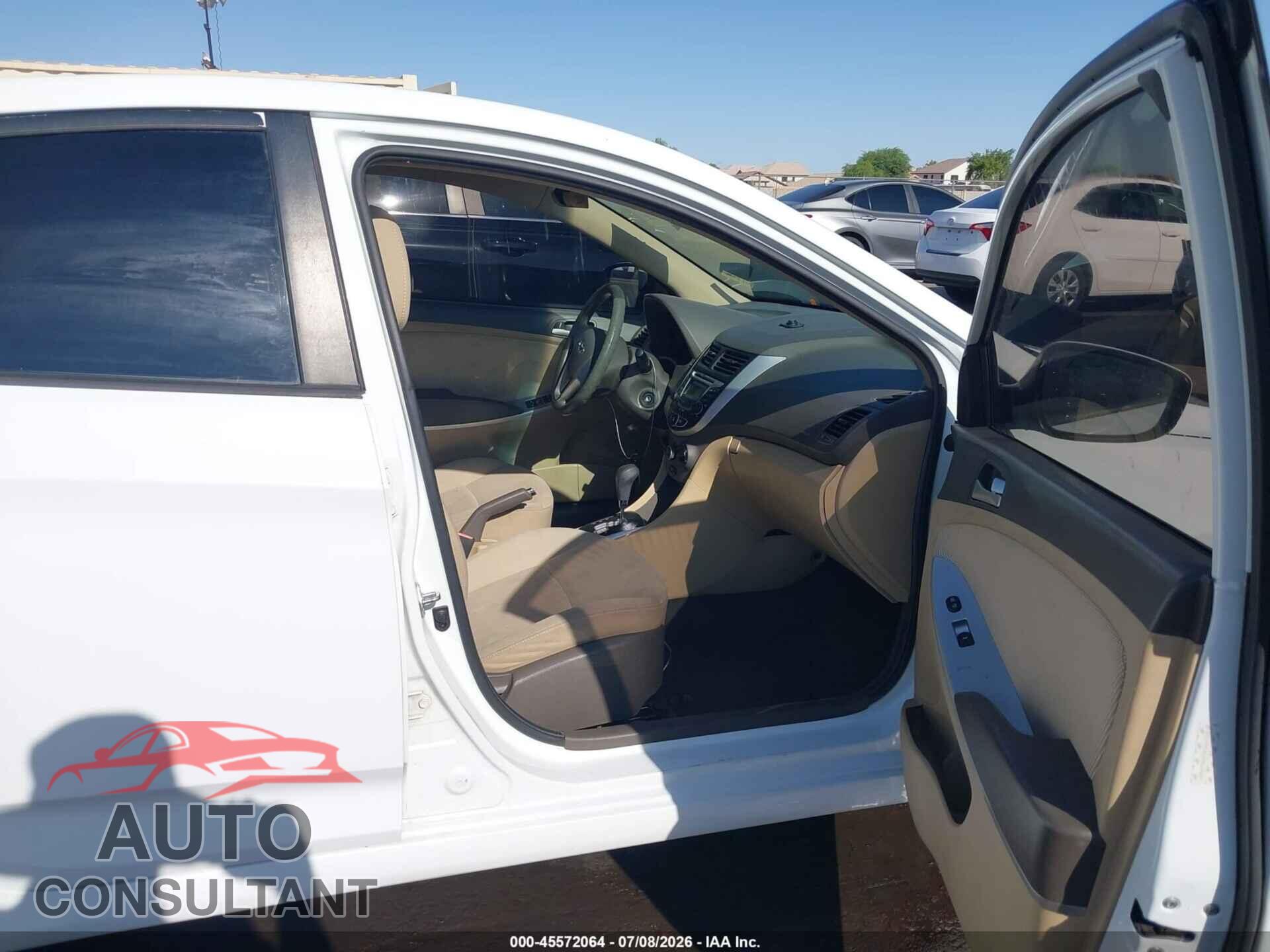 HYUNDAI ACCENT 2013 - KMHCT4AE1DU447713