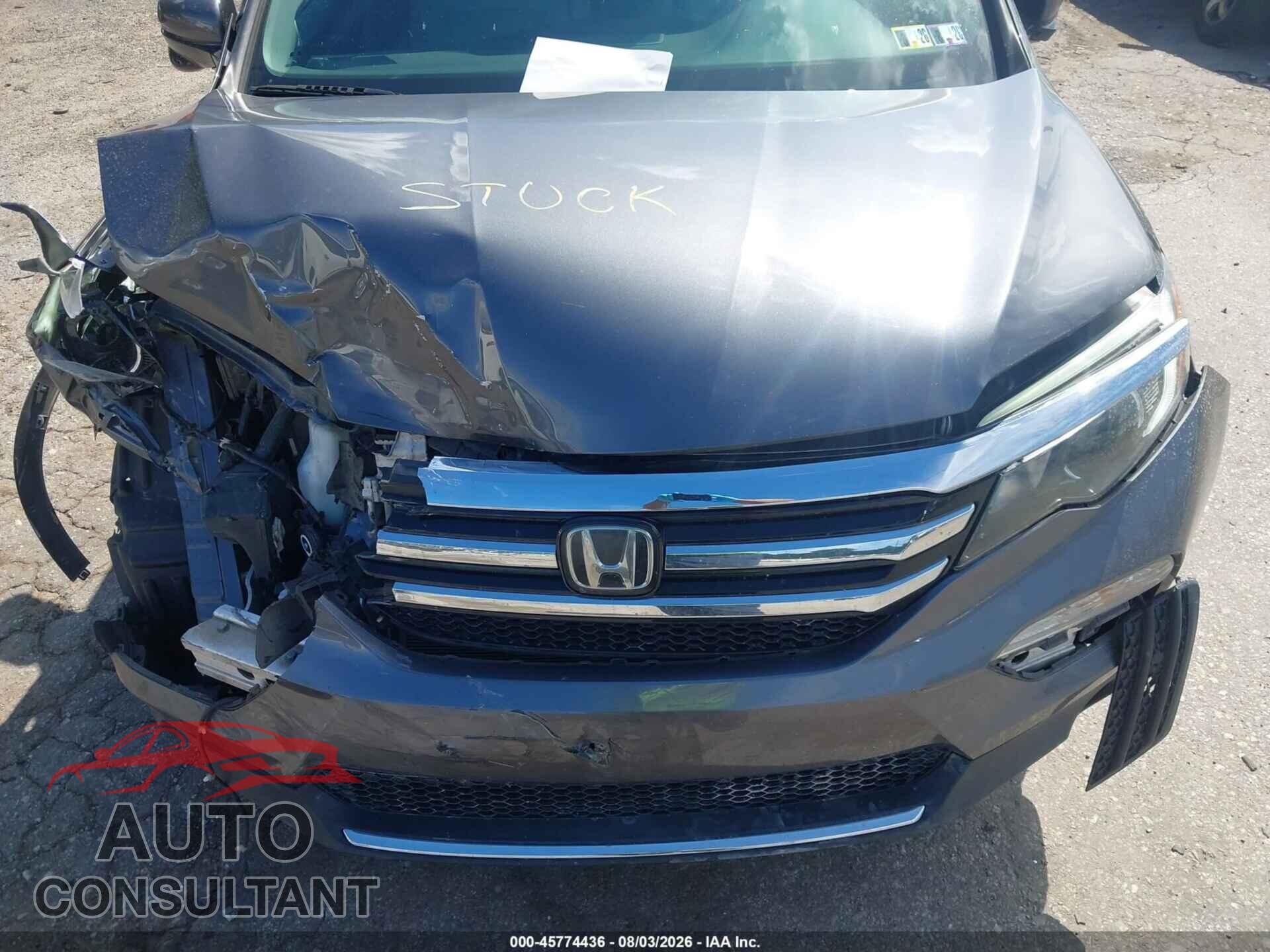 HONDA PILOT 2017 - 5FNYF6H94HB010020