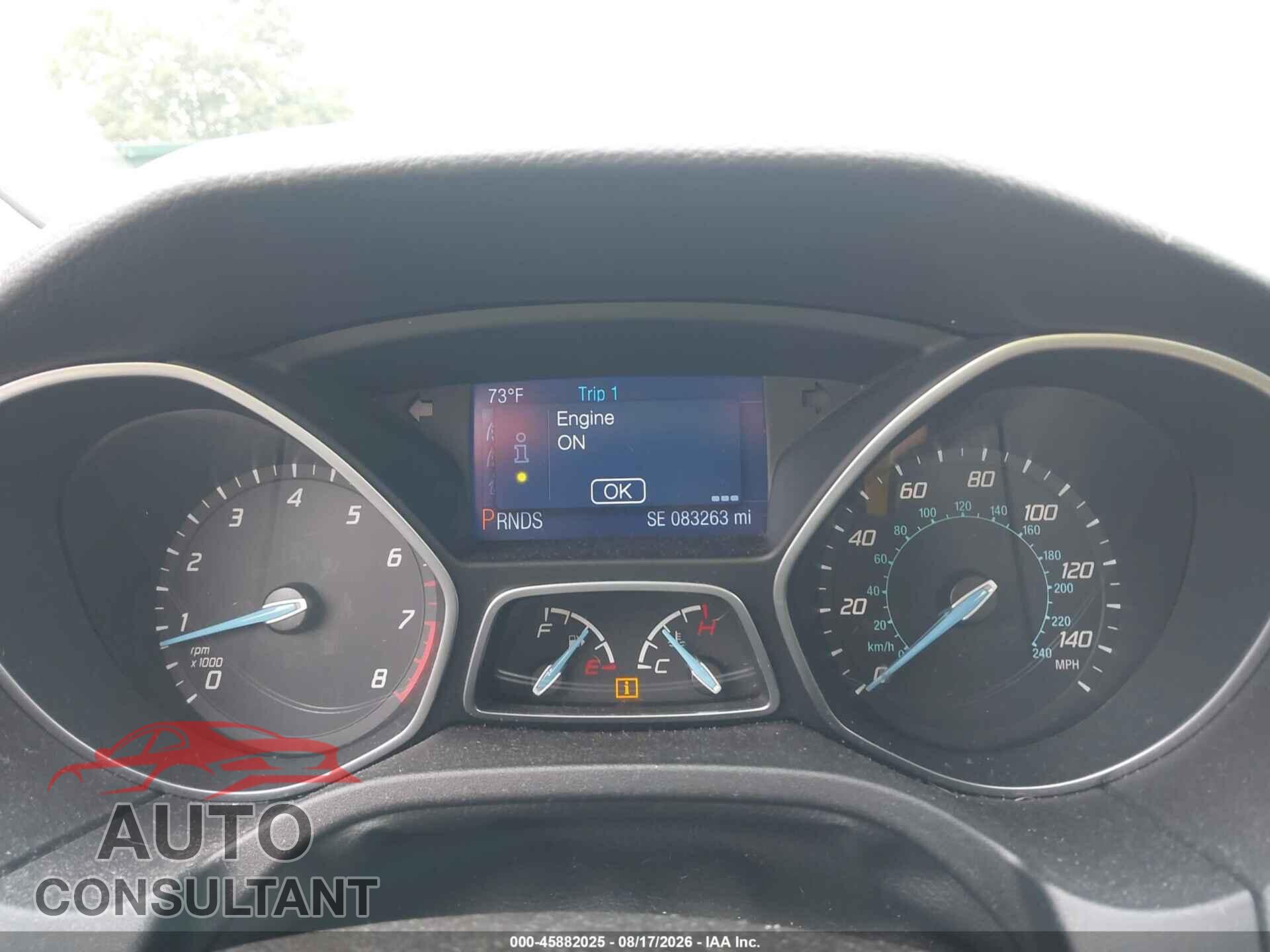 FORD FOCUS 2014 - 1FADP3F2XEL201715