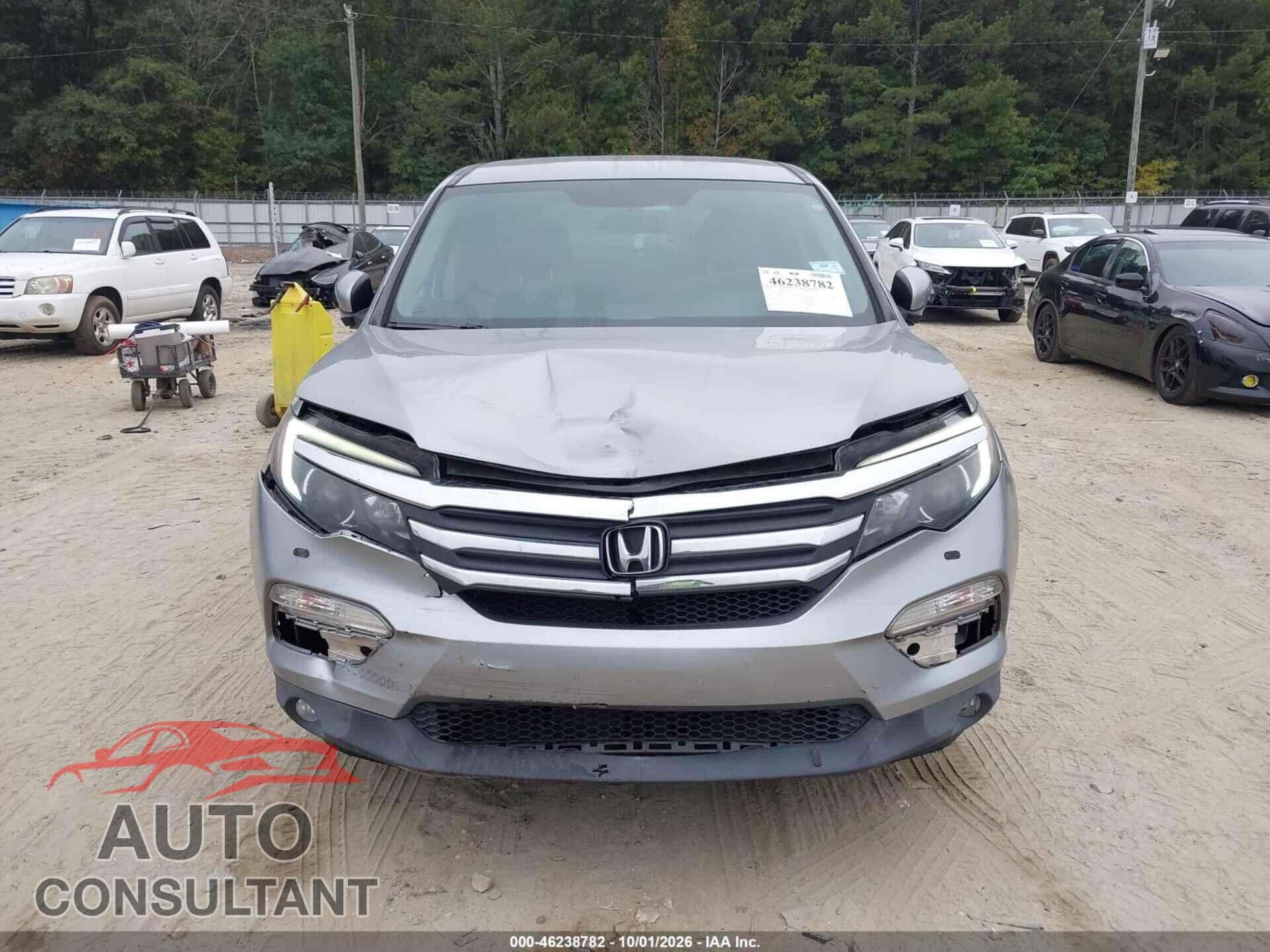 HONDA PILOT 2017 - 5FNYF5H36HB014236