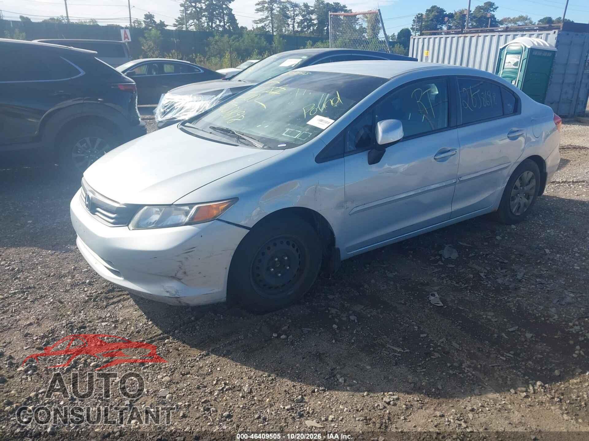 HONDA CIVIC 2012 - JHMFB2F56CS002264