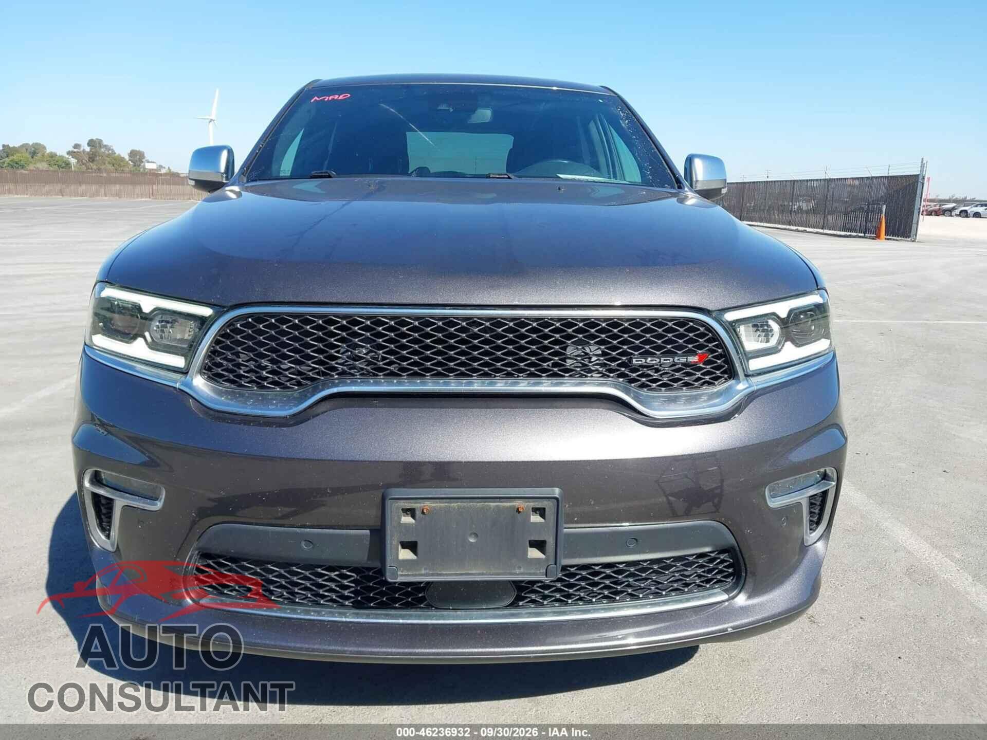 DODGE DURANGO 2021 - 1C4SDJET5MC547243