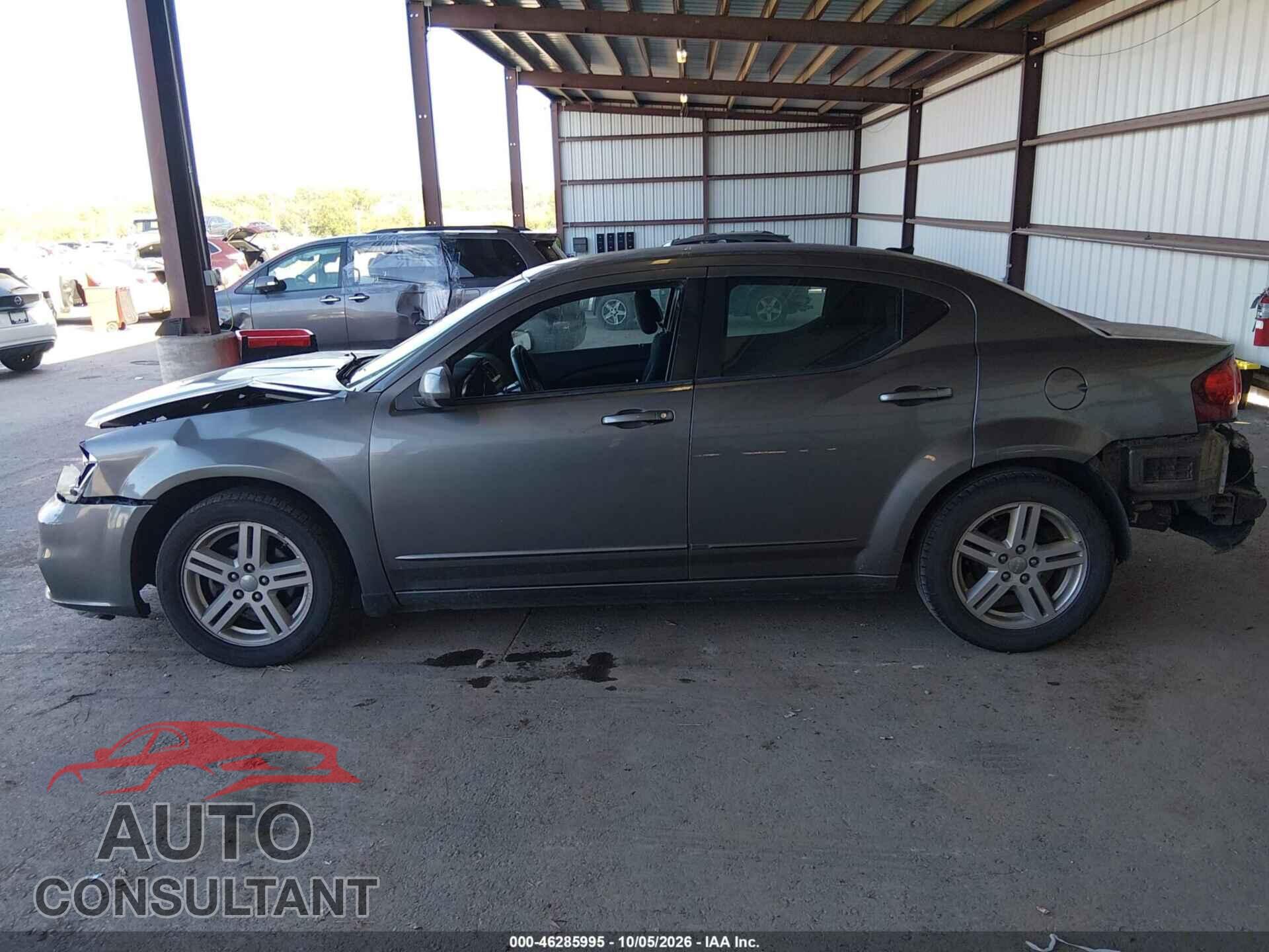 DODGE AVENGER 2012 - 1C3CDZCB6CN196685