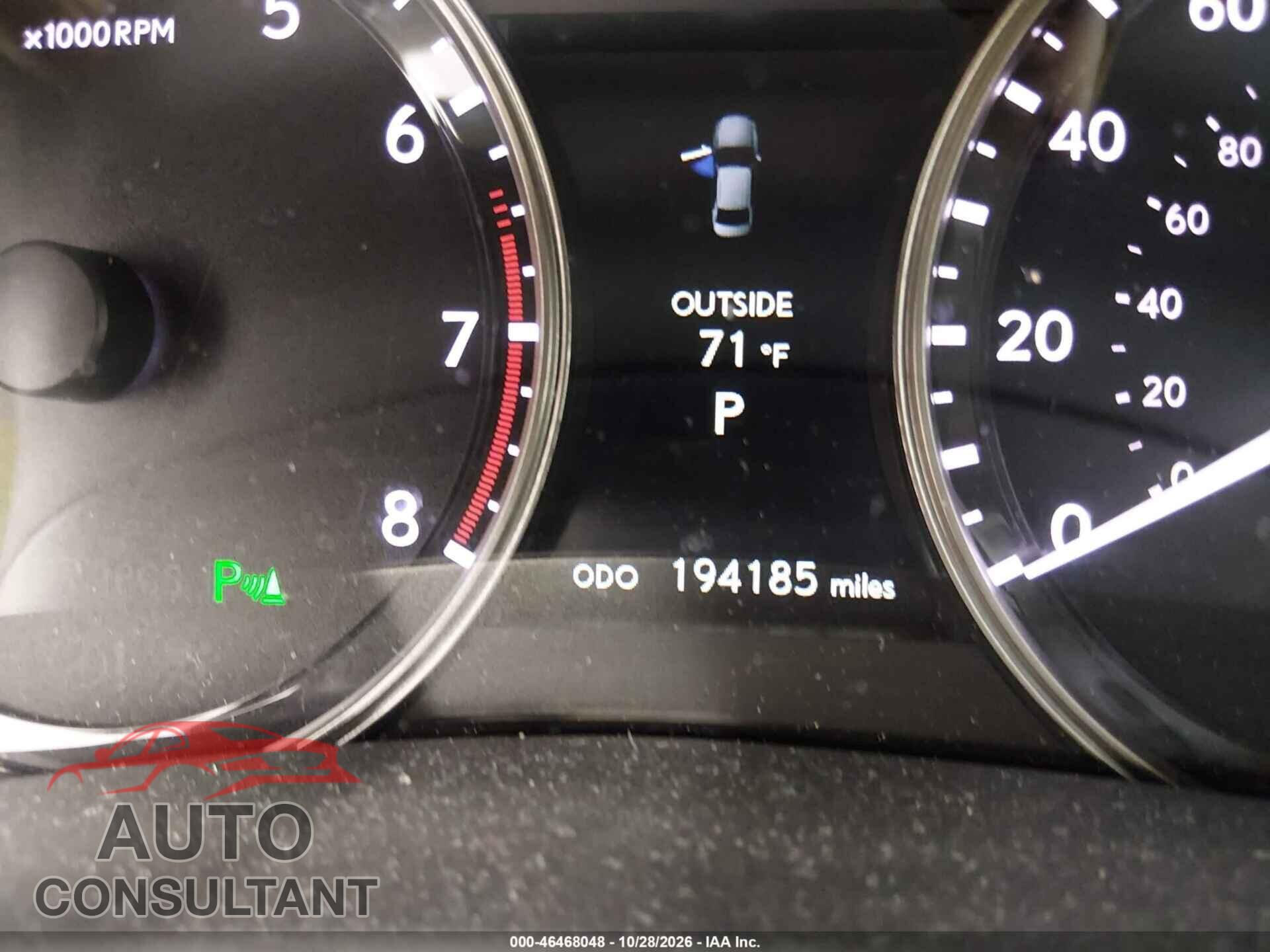 LEXUS GS 350 2013 - JTHCE1BL2D5013528