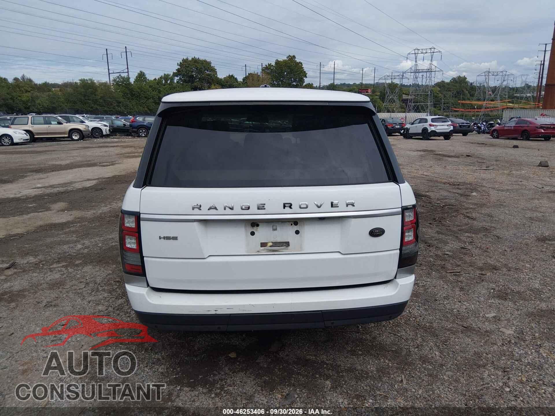 LAND ROVER RANGE ROVER 2013 - SALGS2DF6DA111549