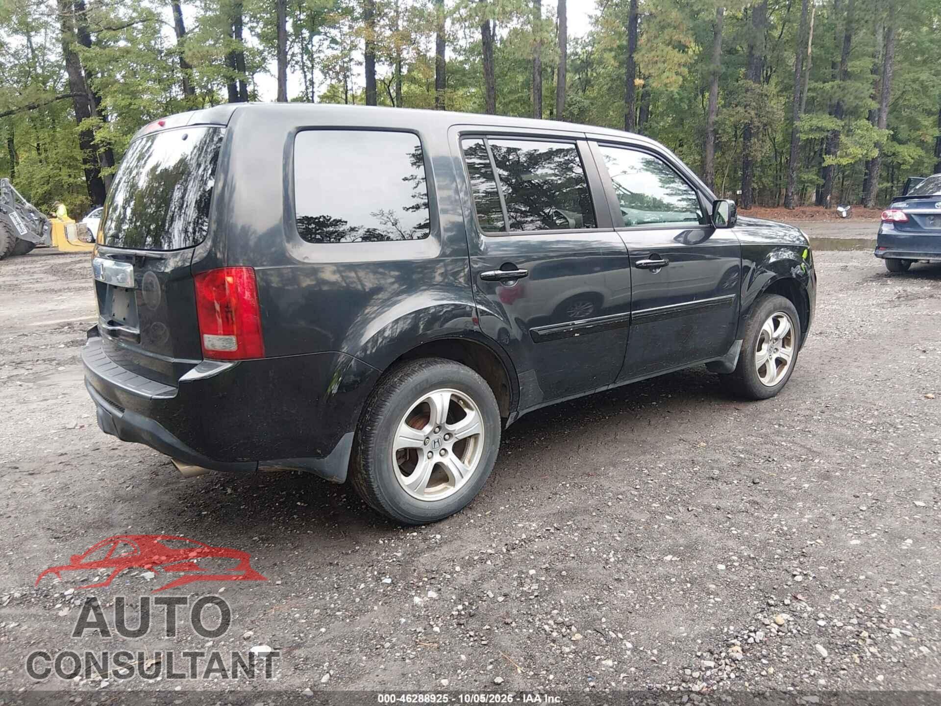 HONDA PILOT 2012 - 5FNYF3H66CB005043