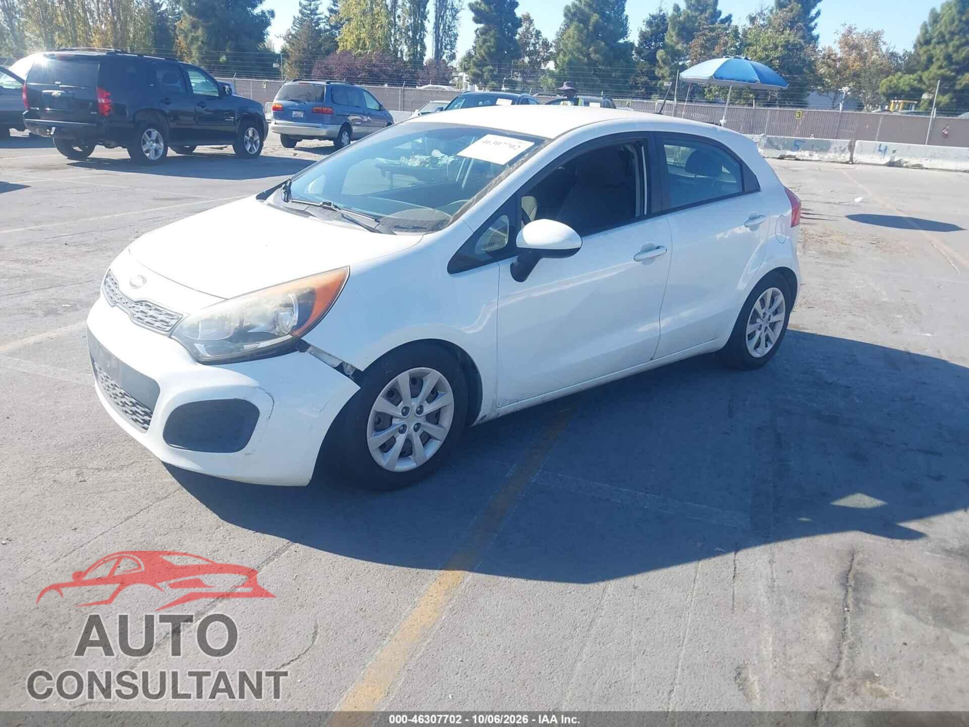 KIA RIO 2013 - KNADM5A36D6285122