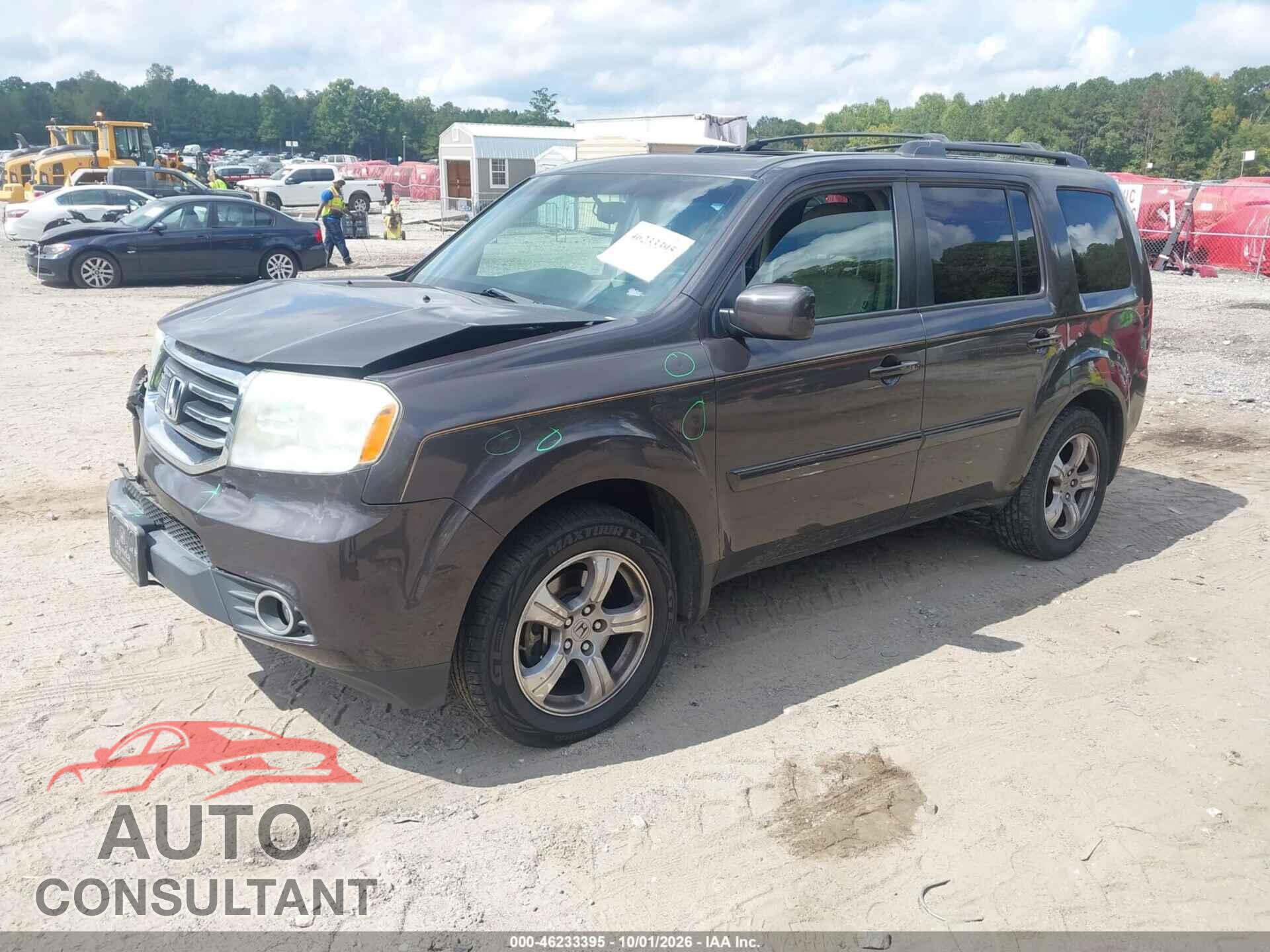 HONDA PILOT 2012 - 5FNYF3H60CB008908