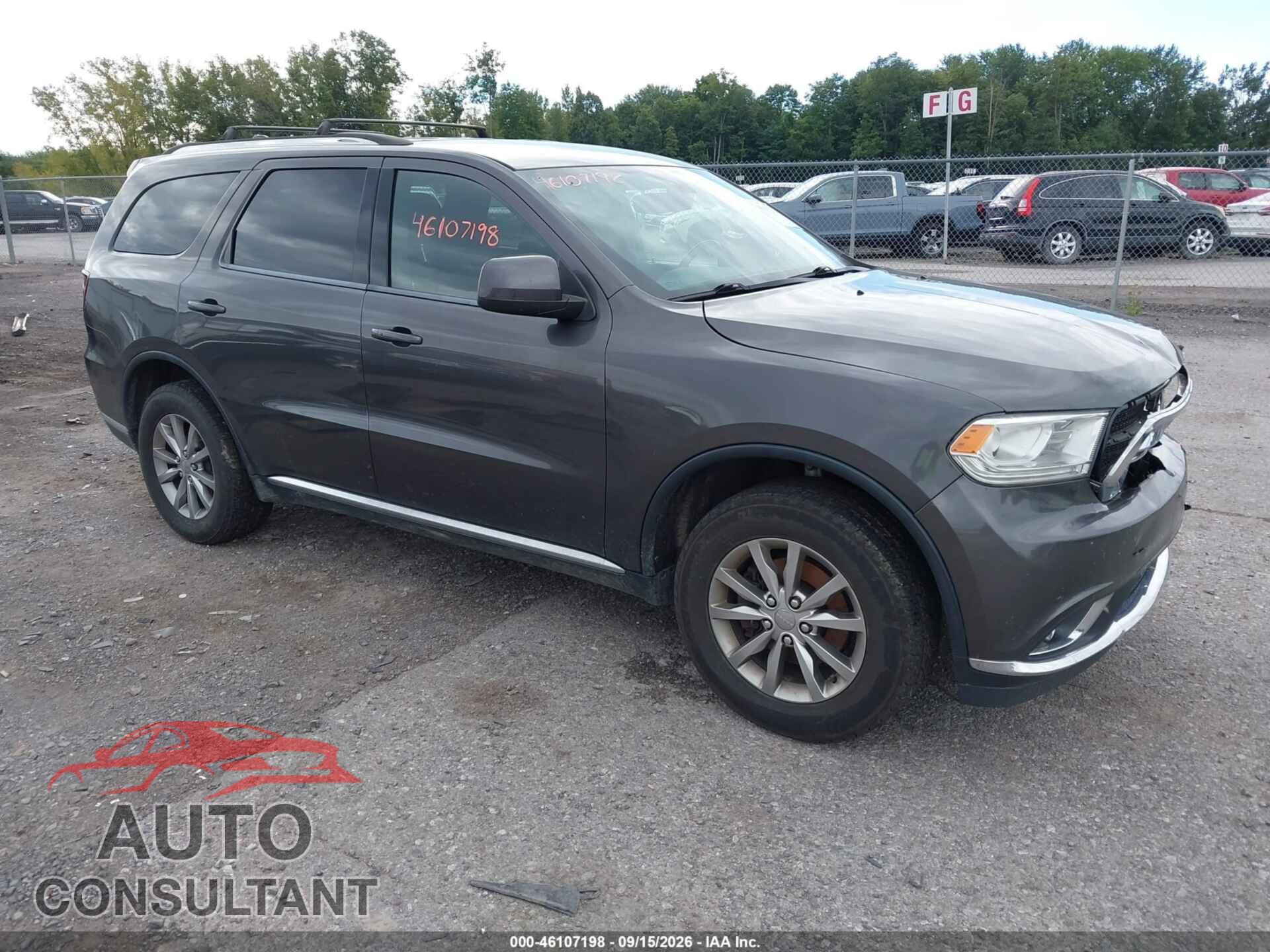 DODGE DURANGO 2017 - 1C4RDJAG1HC619441