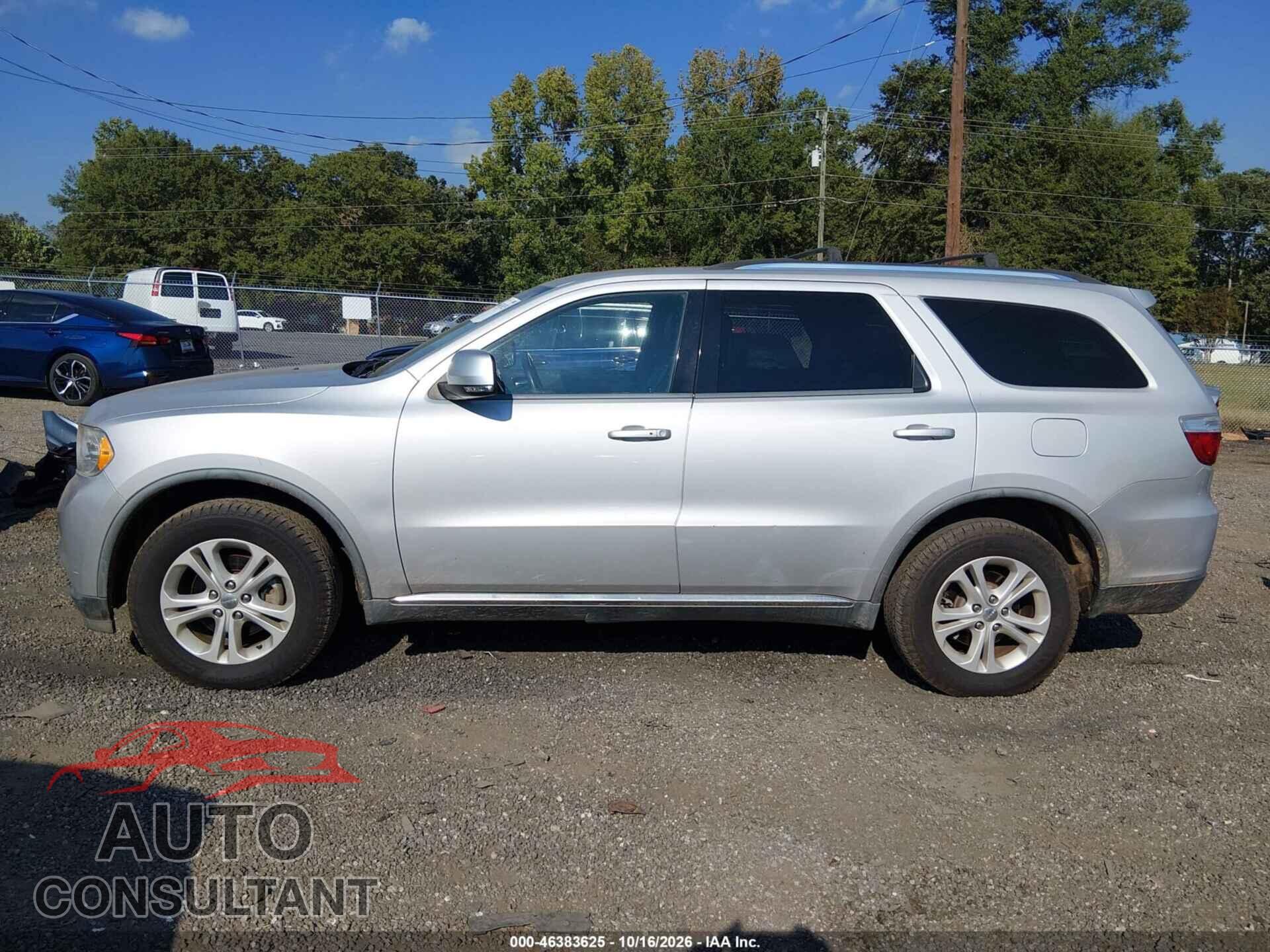 DODGE DURANGO 2012 - 1C4RDHDG0CC120319