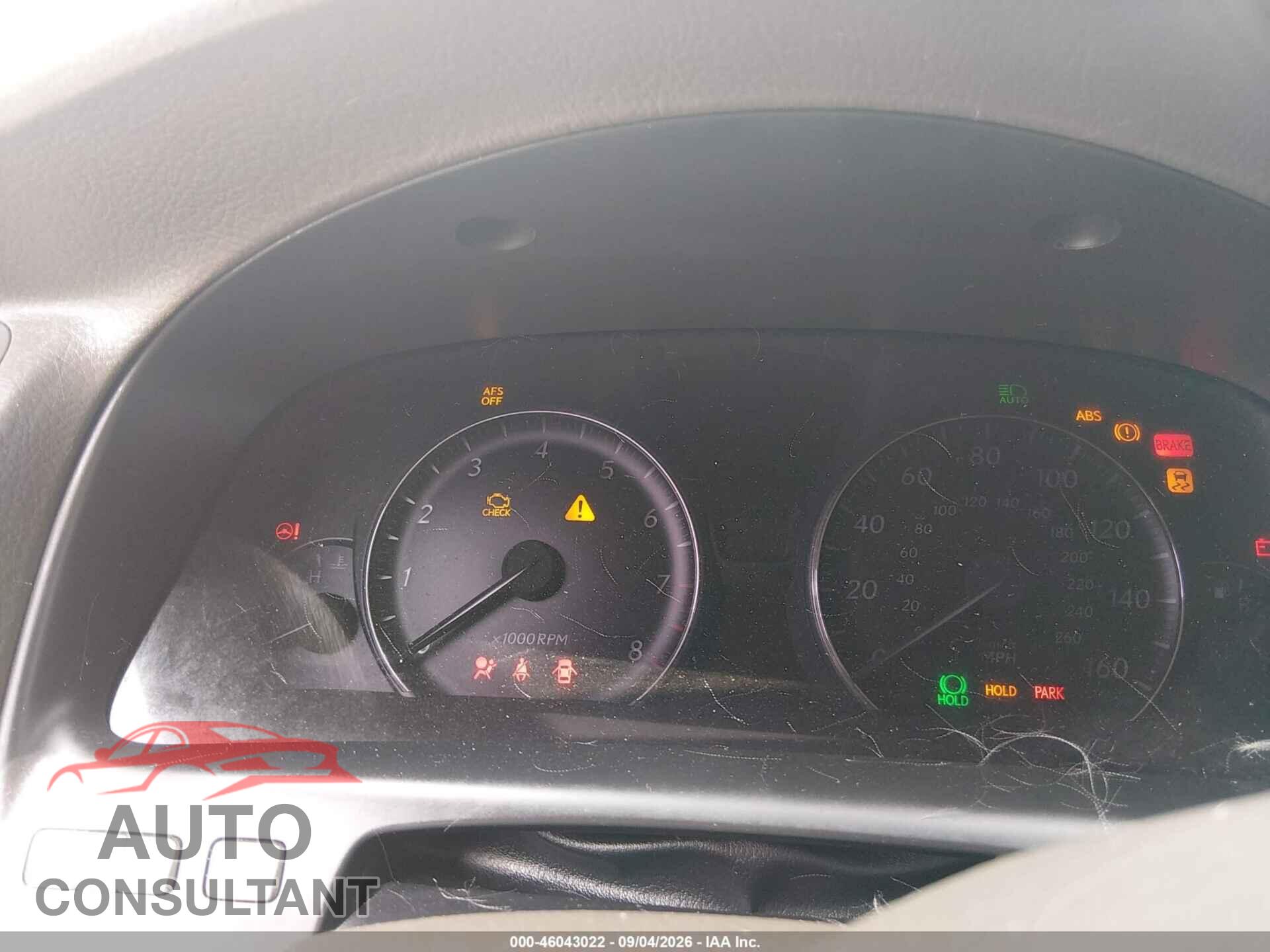 LEXUS LS 460 2012 - JTHGL5EF7C5046186