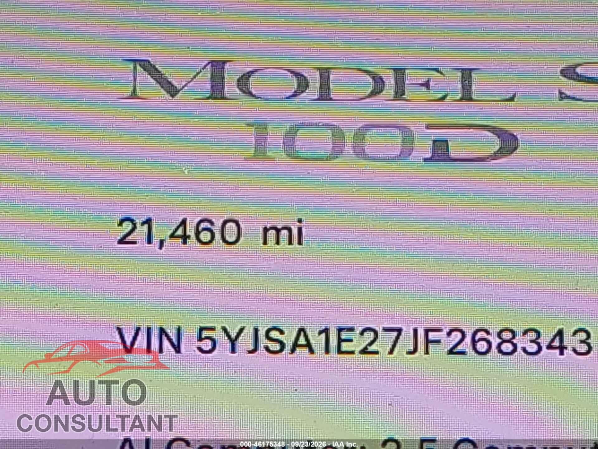 TESLA MODEL S 2018 - 5YJSA1E27JF268343