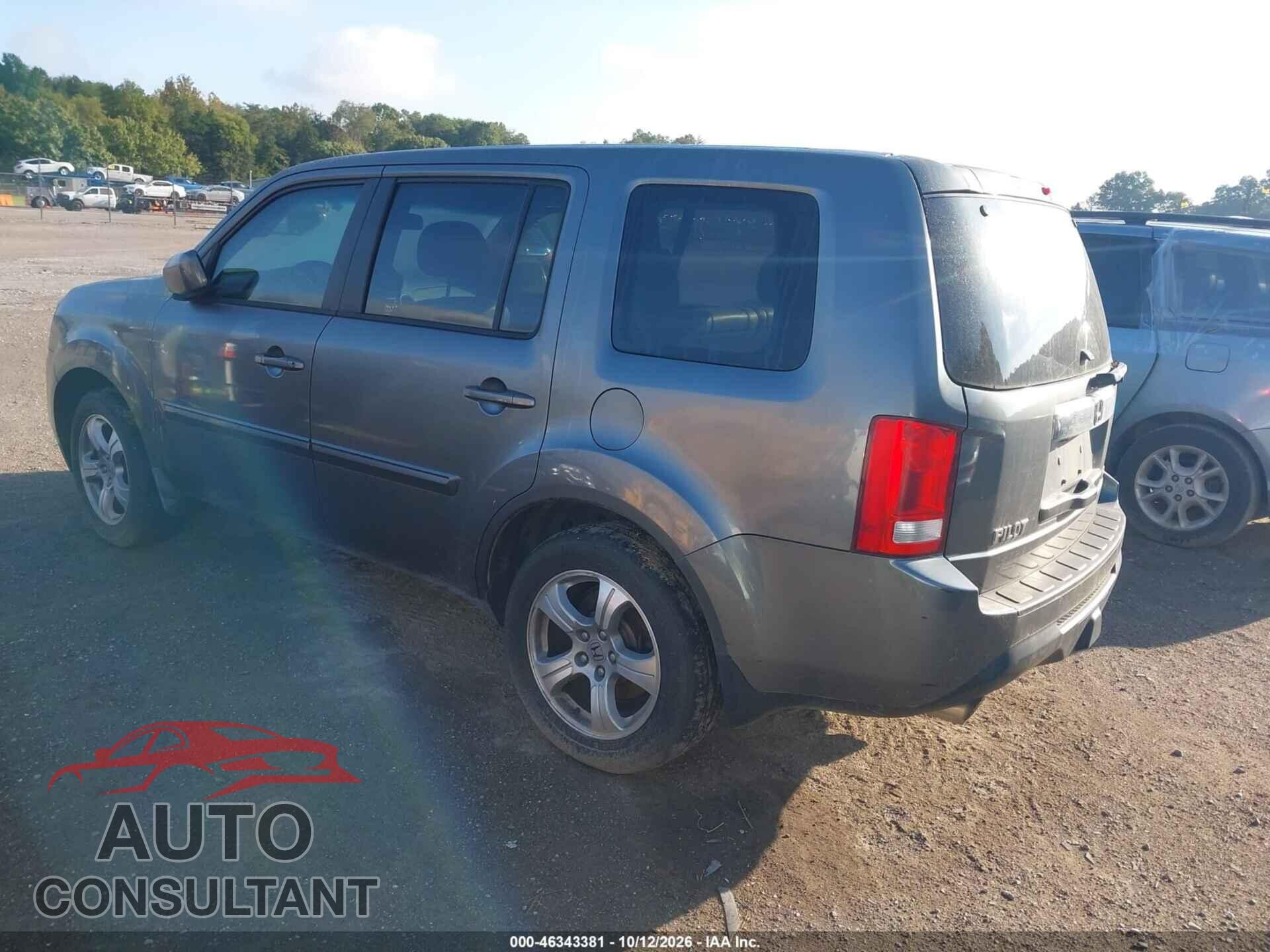 HONDA PILOT 2012 - 5FNYF4H57CB031972