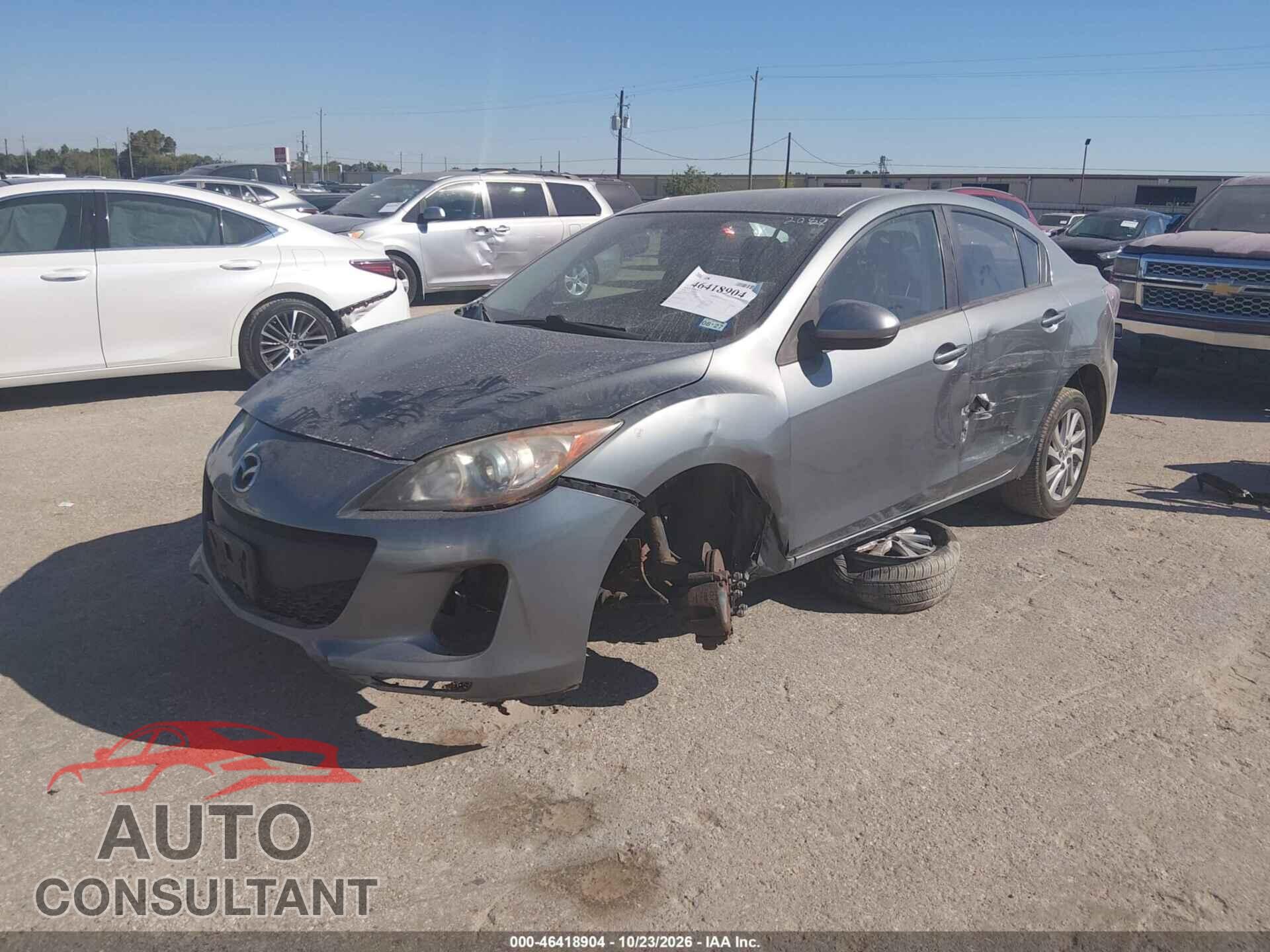 MAZDA MAZDA3 2012 - JM1BL1V81C1622089
