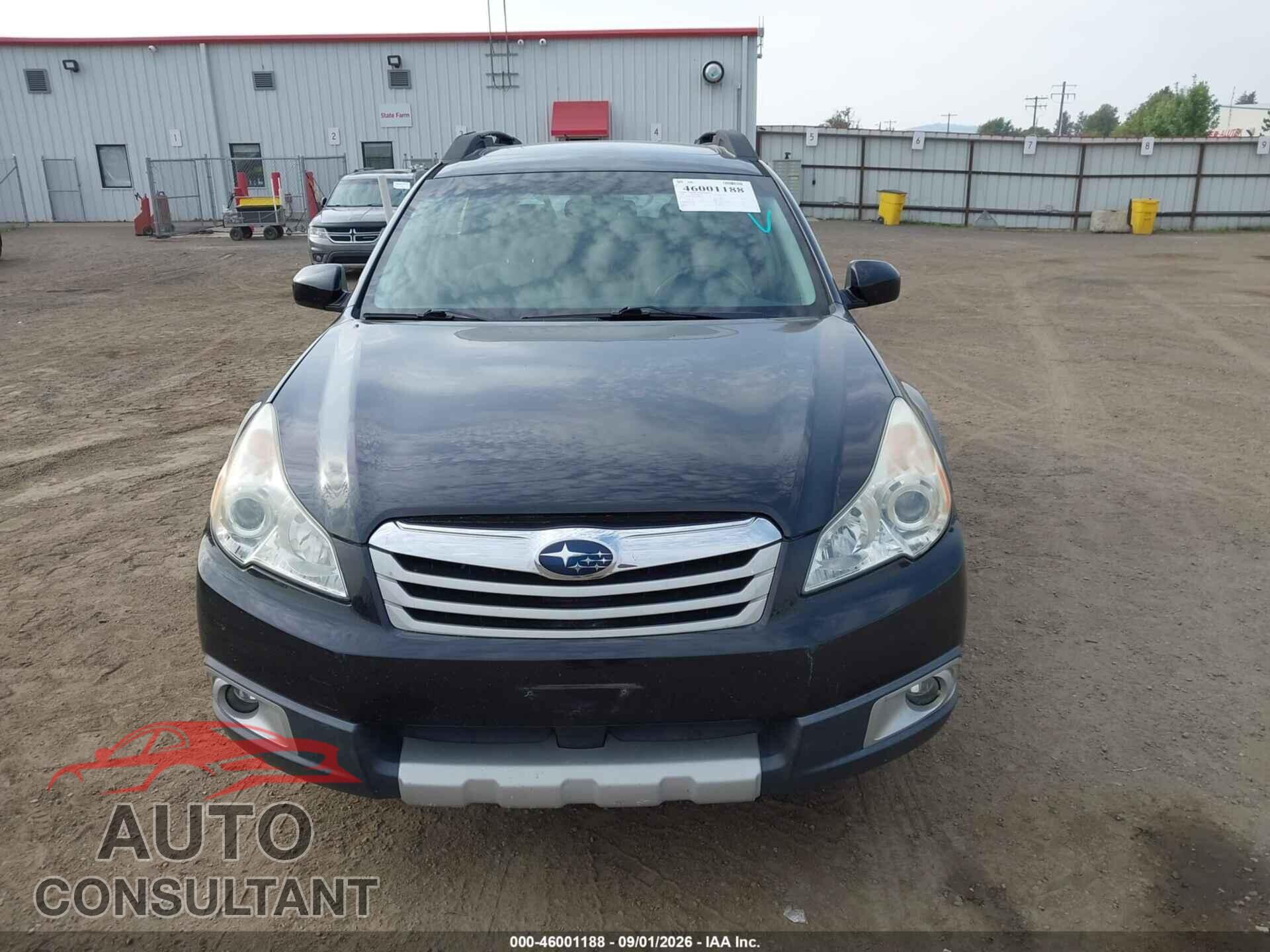SUBARU OUTBACK 2011 - 4S4BRBKC8B3347865