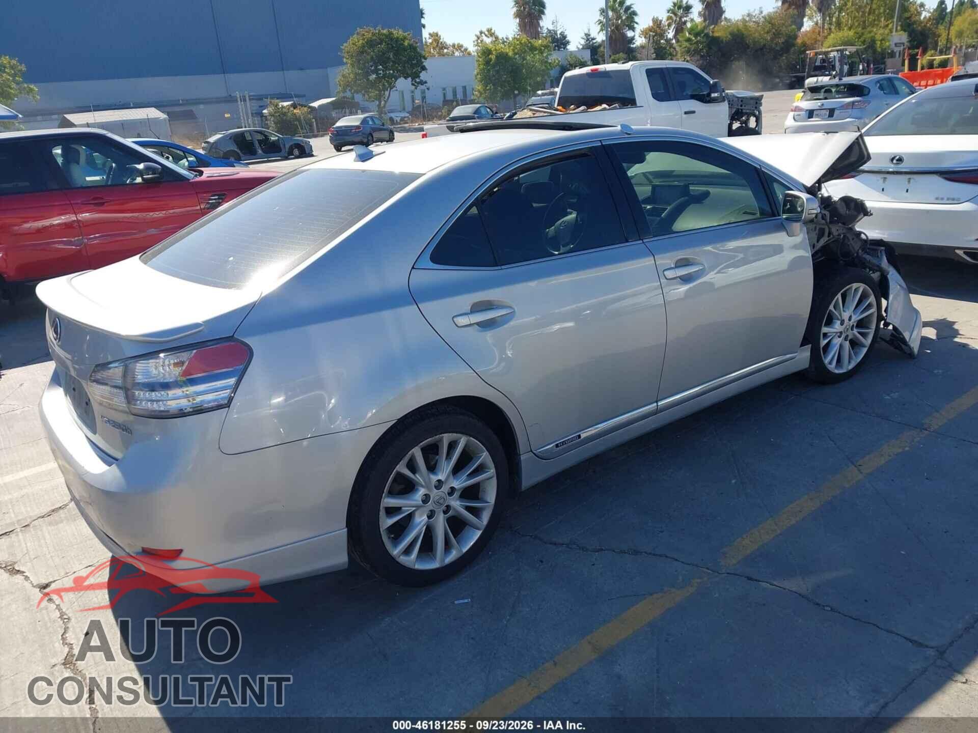 LEXUS HS 250H 2010 - JTHBB1BAXA2007752