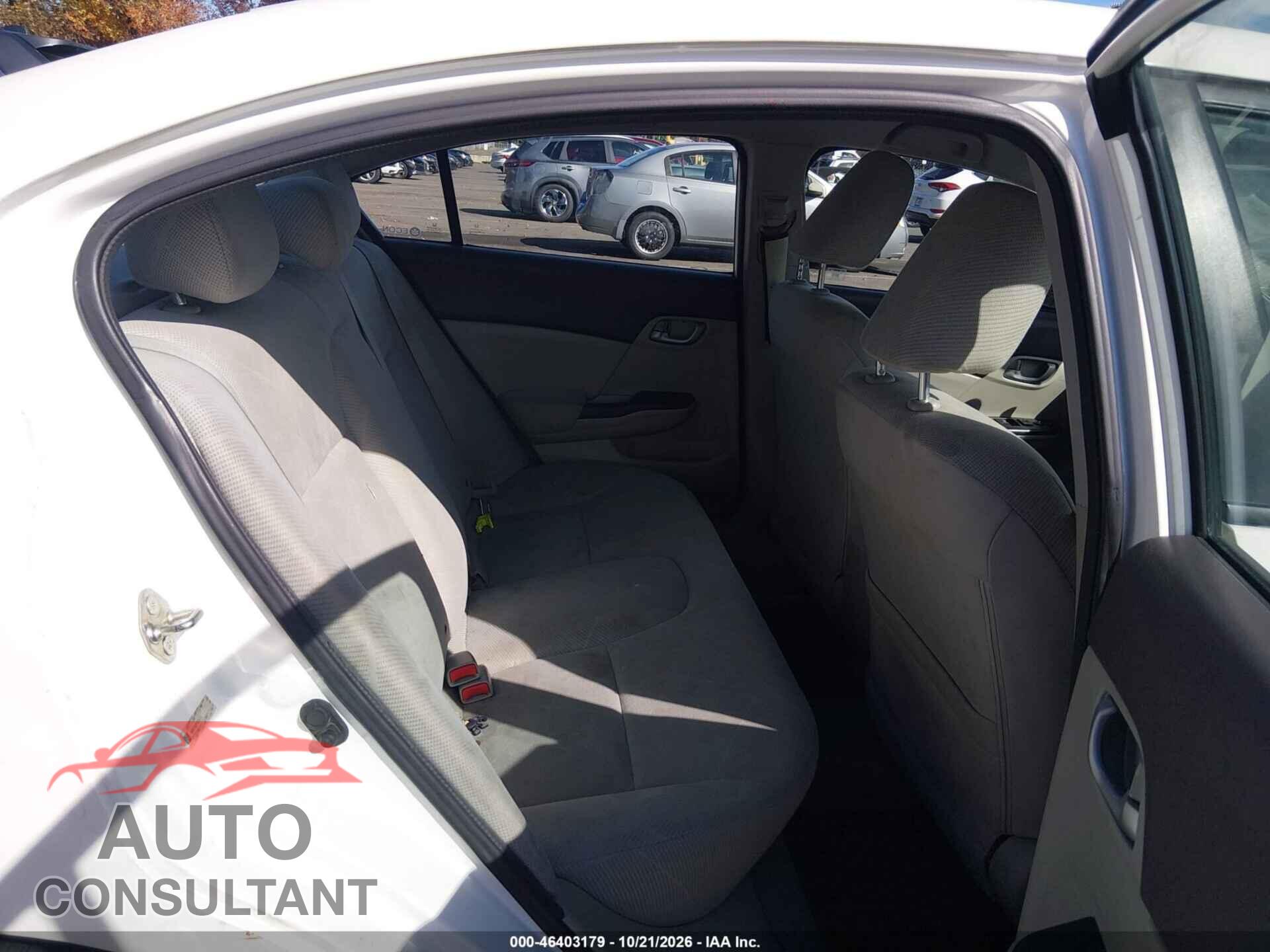 HONDA CIVIC 2012 - 19XFB2F53CE368848