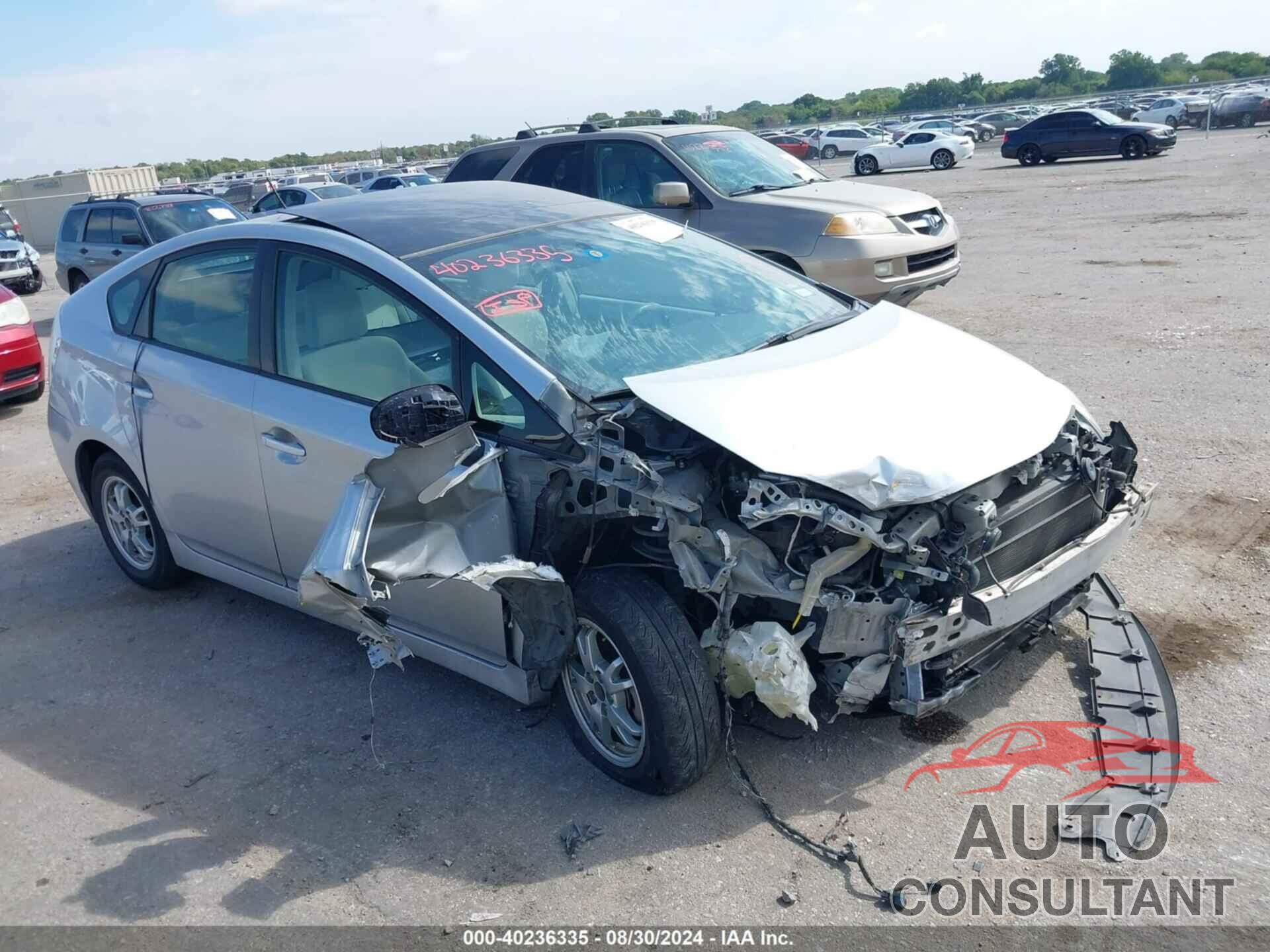 TOYOTA PRIUS 2011 - JTDKN3DU5B1365005