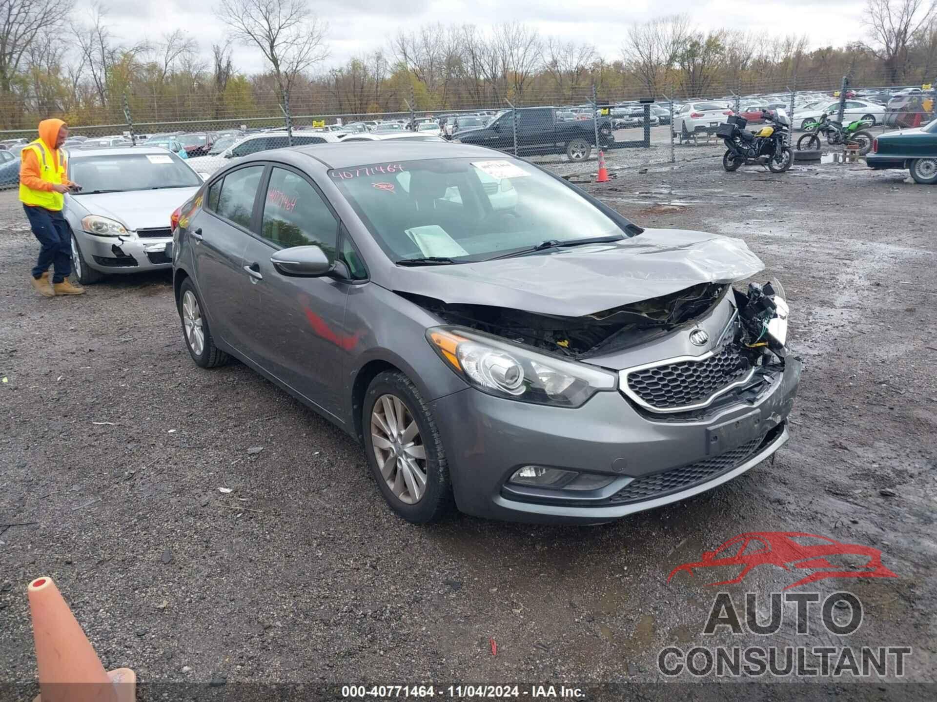 KIA FORTE 2016 - KNAFX4A65G5440905