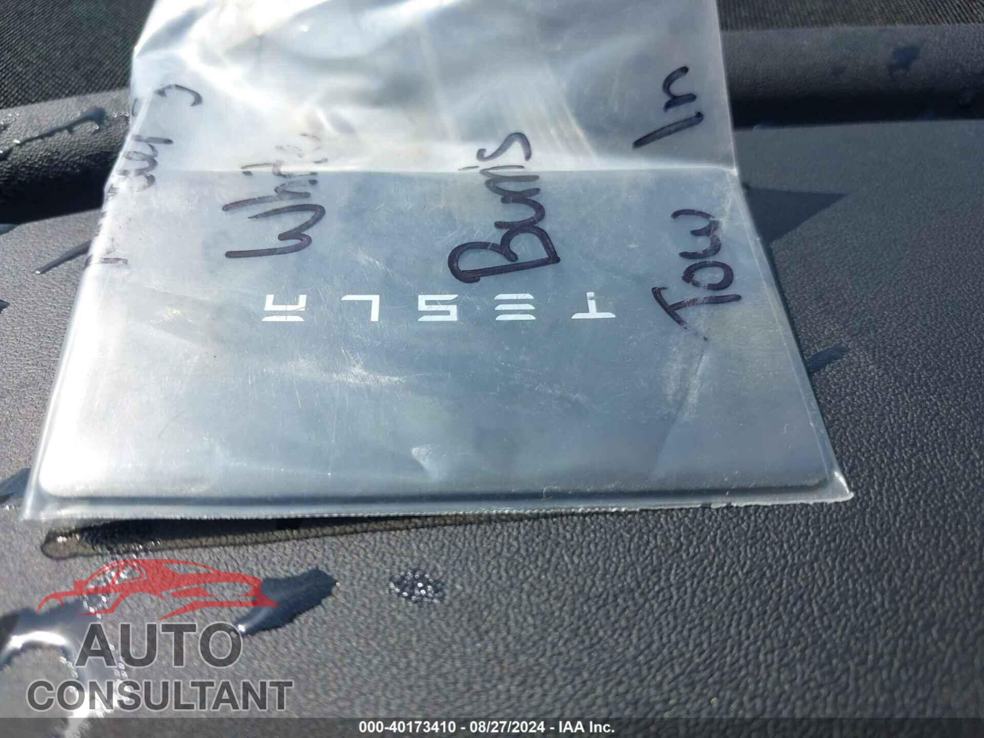 TESLA MODEL 3 2019 - 5YJ3E1EA7KF407601
