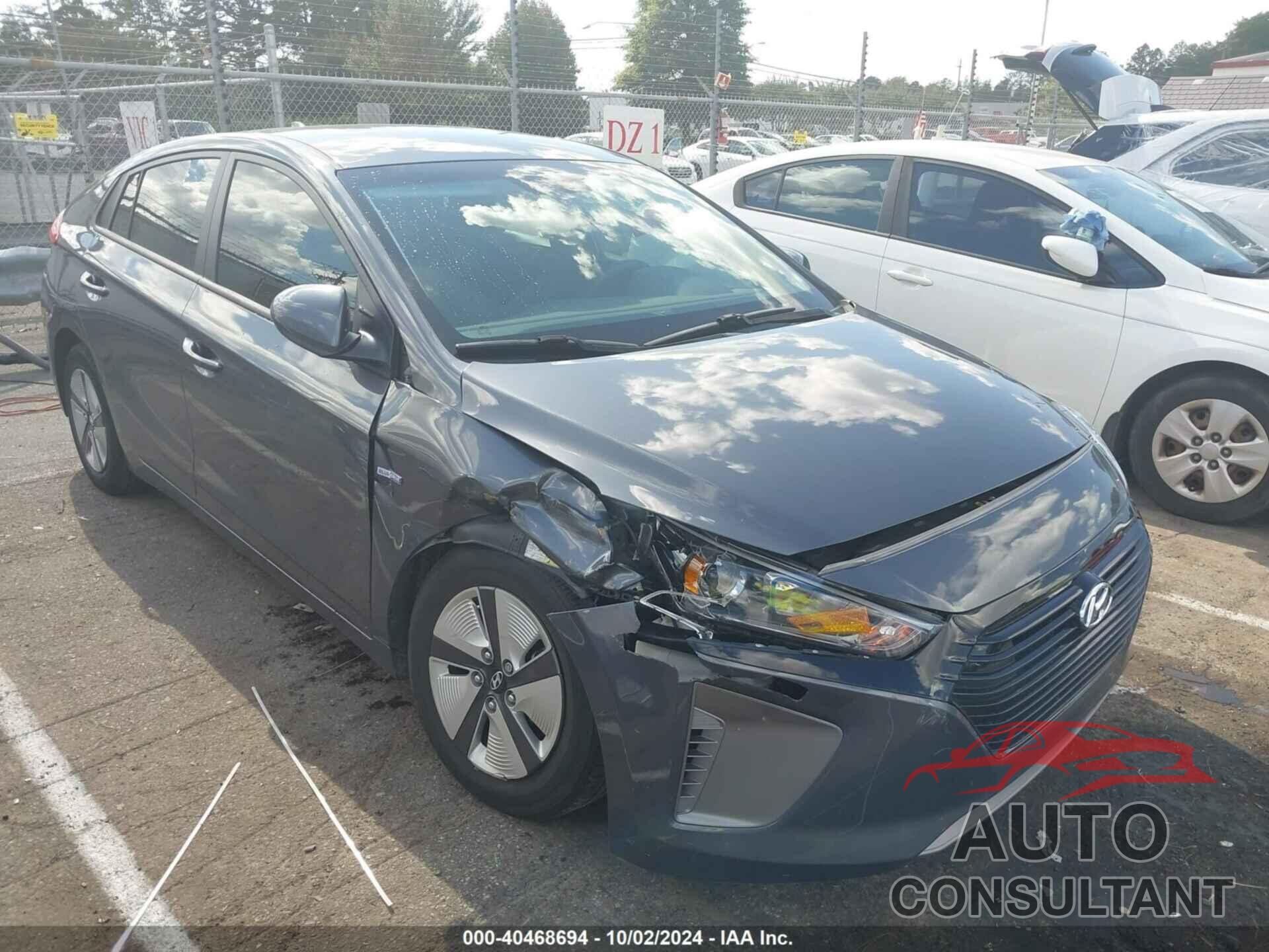 HYUNDAI IONIQ HYBRID 2019 - KMHC65LC9KU124712