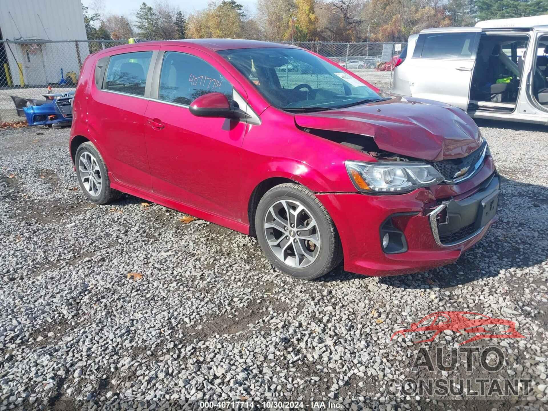 CHEVROLET SONIC 2017 - 1G1JD6SG3H4122340