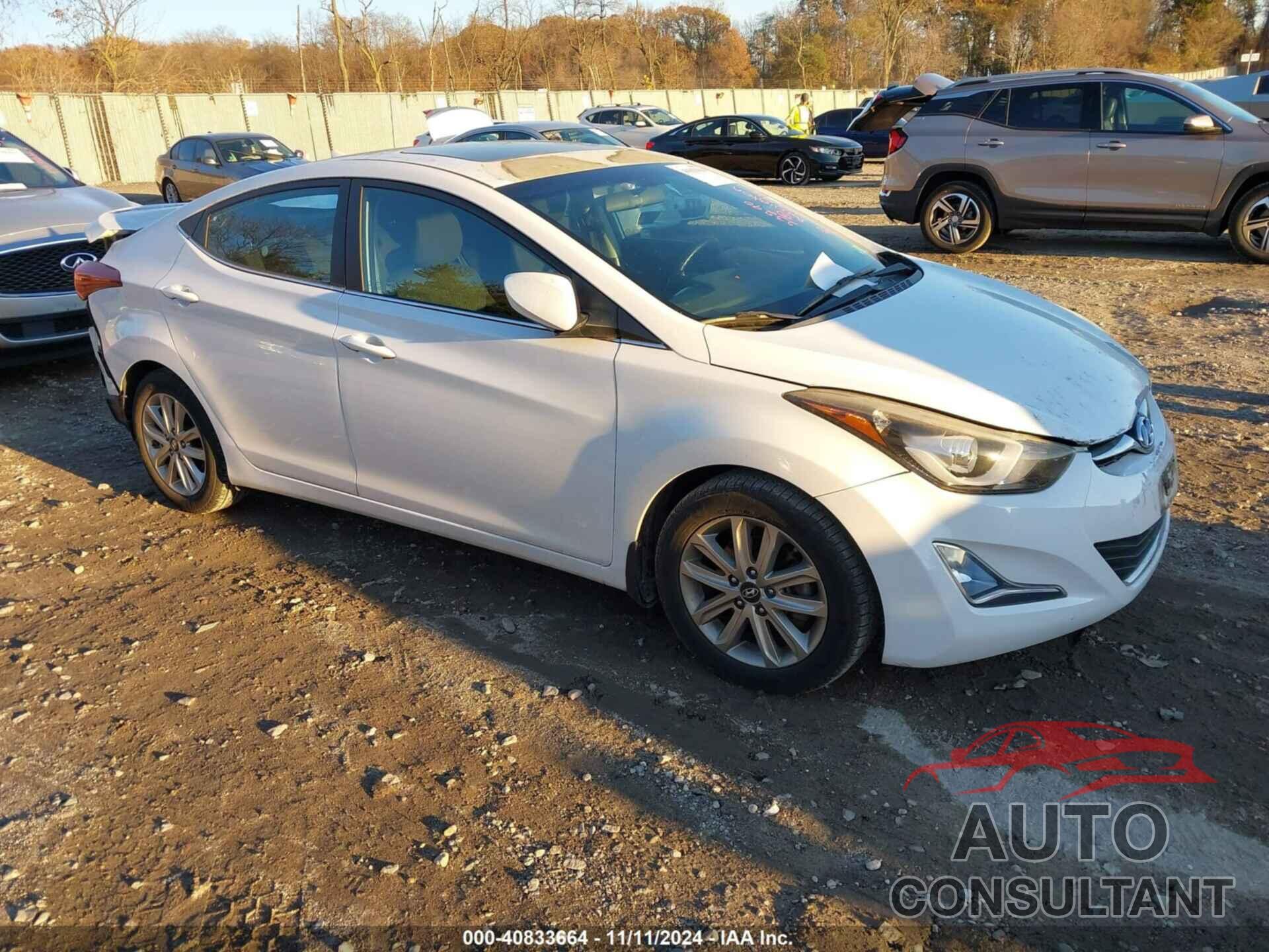 HYUNDAI ELANTRA 2015 - 5NPDH4AE8FH595364