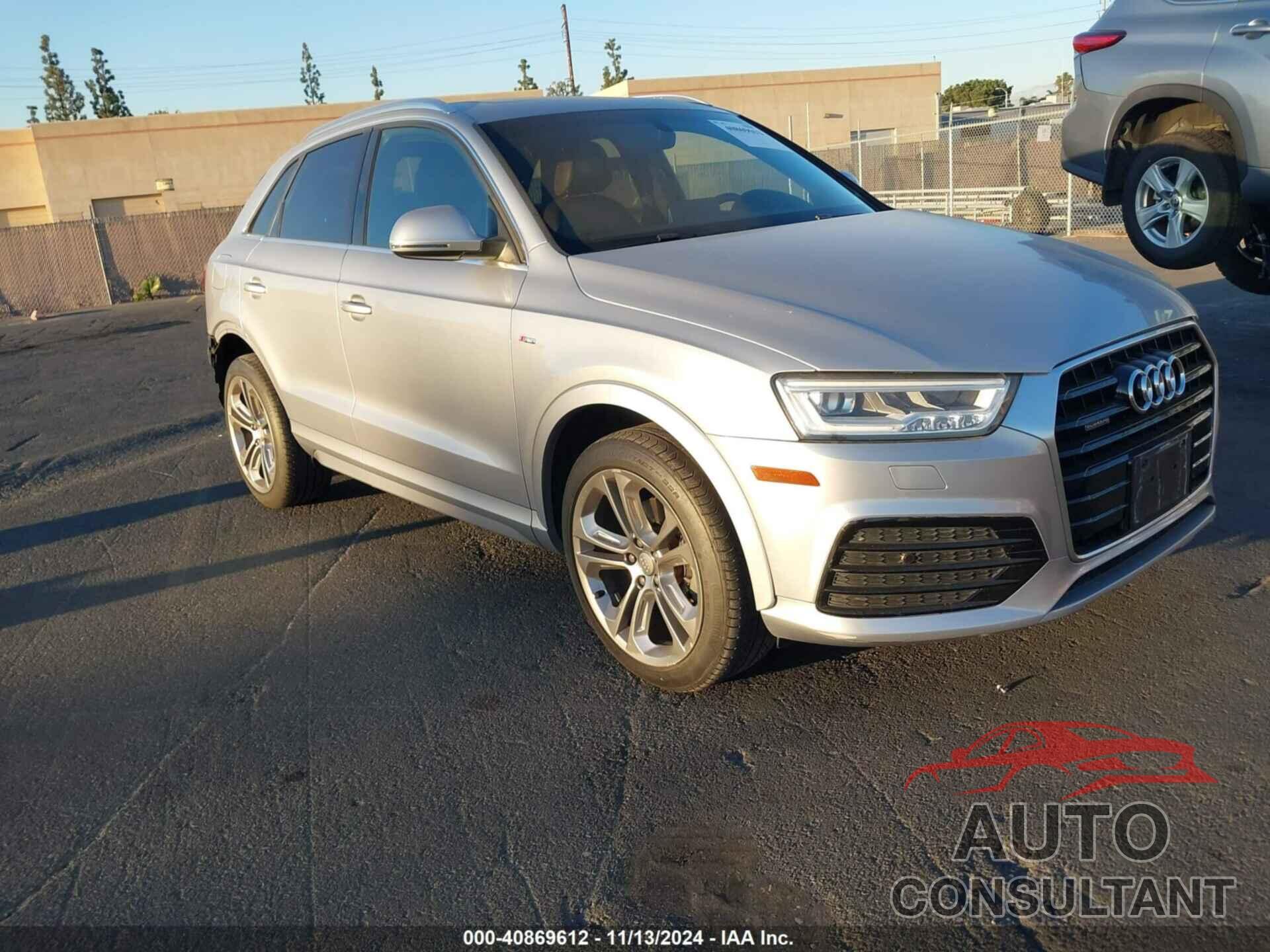 AUDI Q3 2016 - WA1GFCFS8GR000836