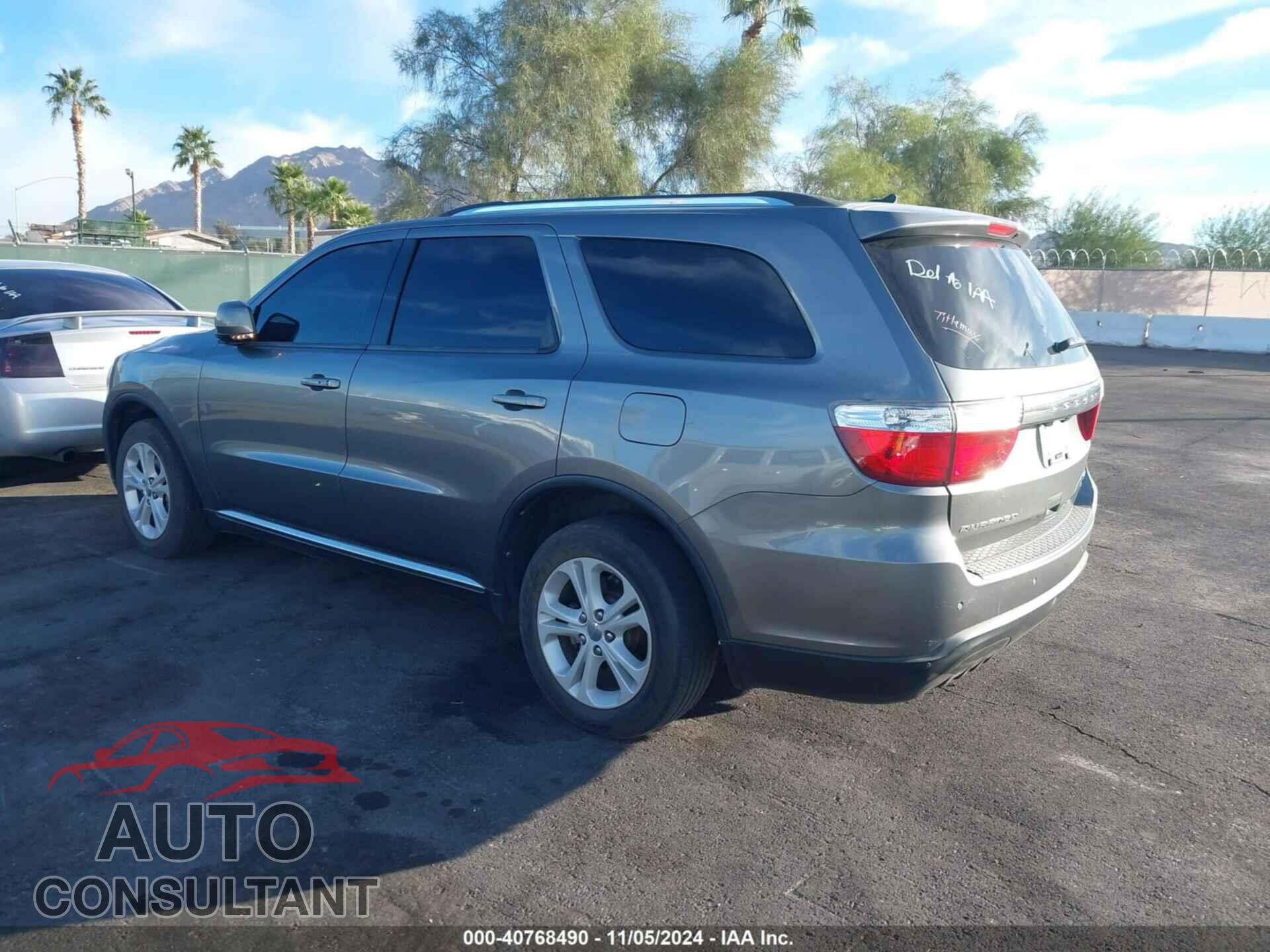 DODGE DURANGO 2012 - 1C4RDHDG9CC118519