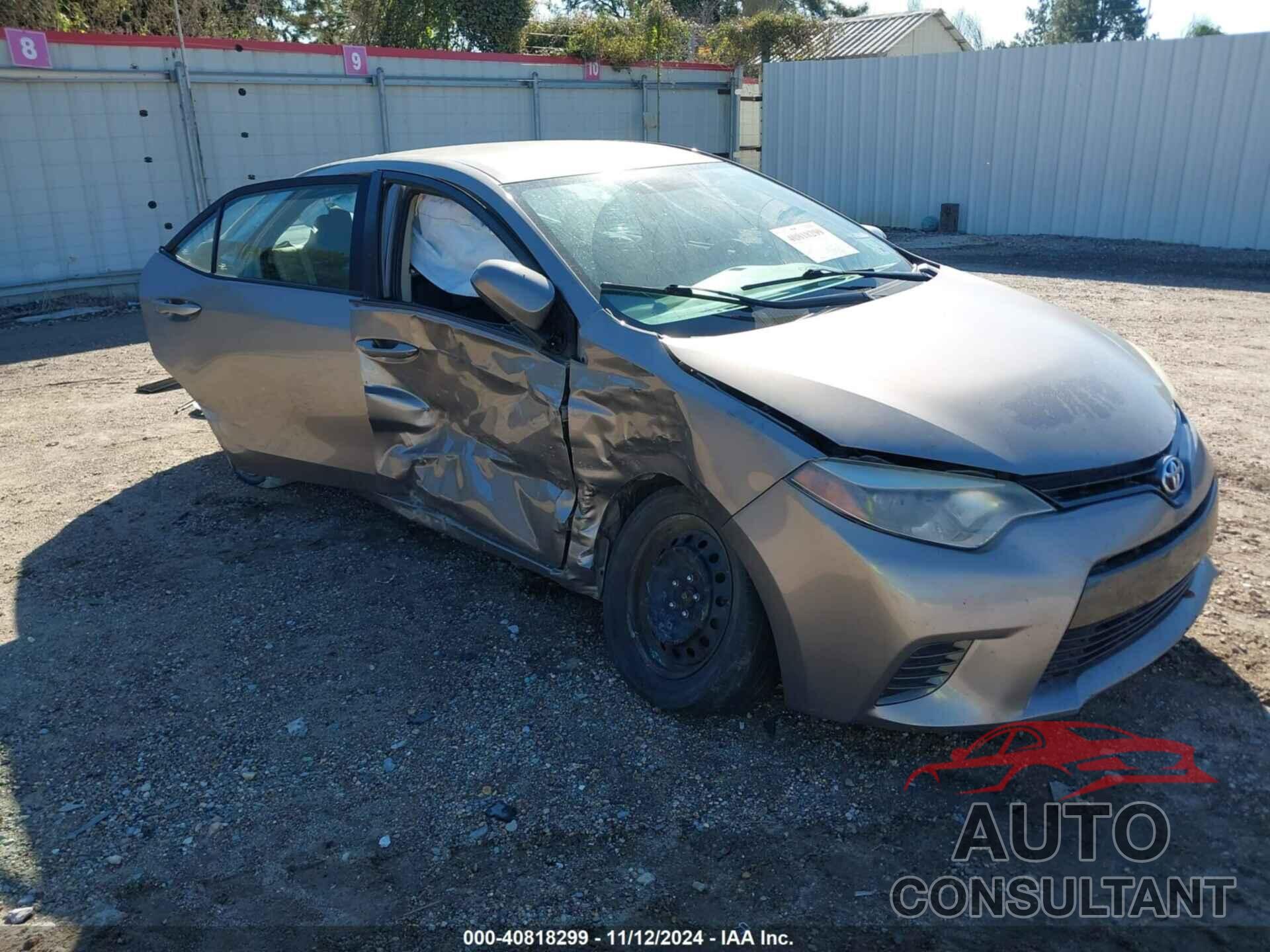 TOYOTA COROLLA 2015 - 5YFBURHE6FP354573
