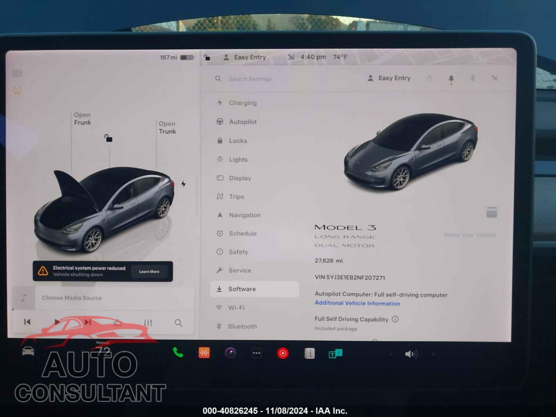 TESLA MODEL 3 2022 - 5YJ3E1EB2NF207271