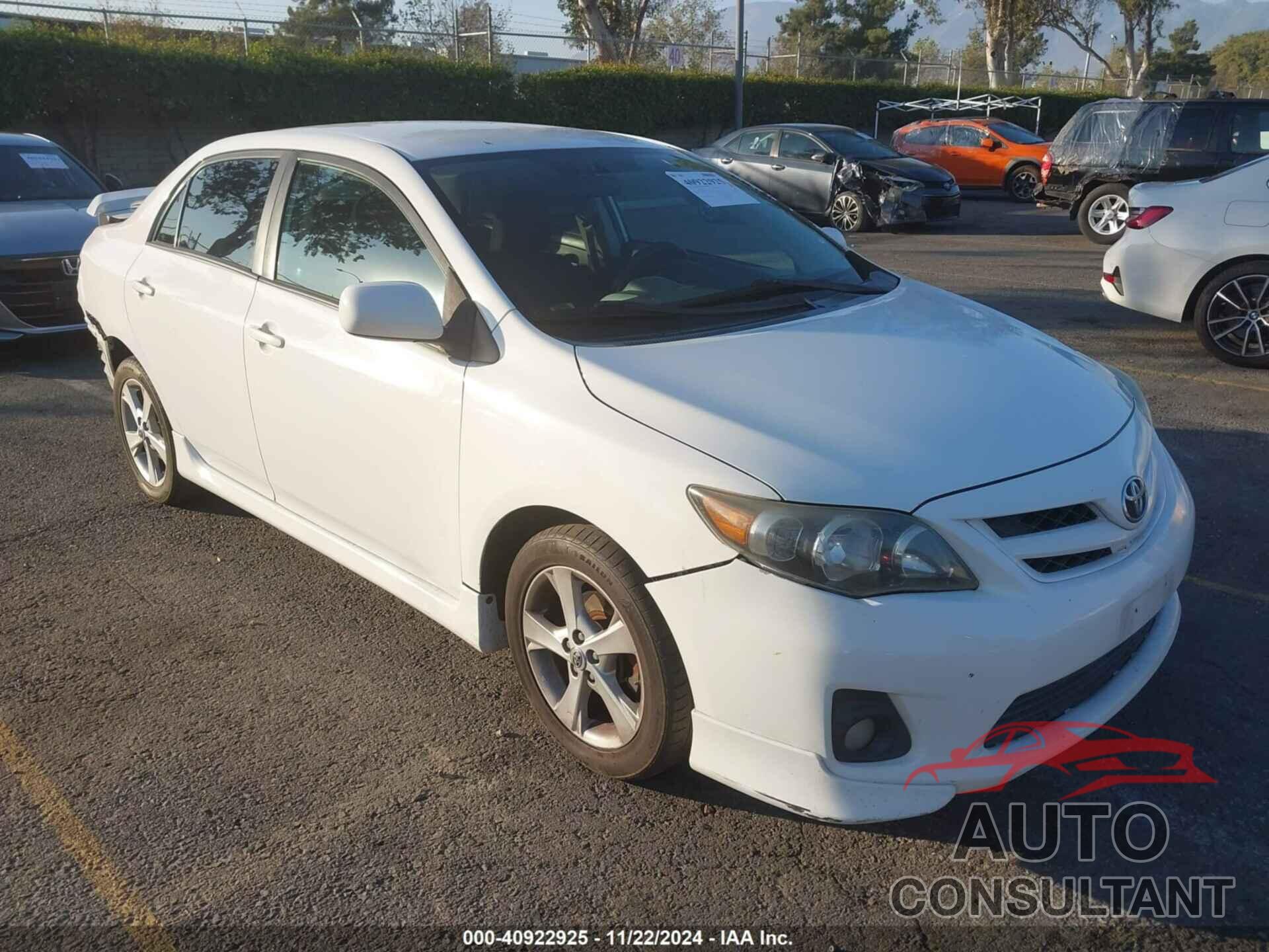 TOYOTA COROLLA 2013 - 5YFBU4EE7DP144584