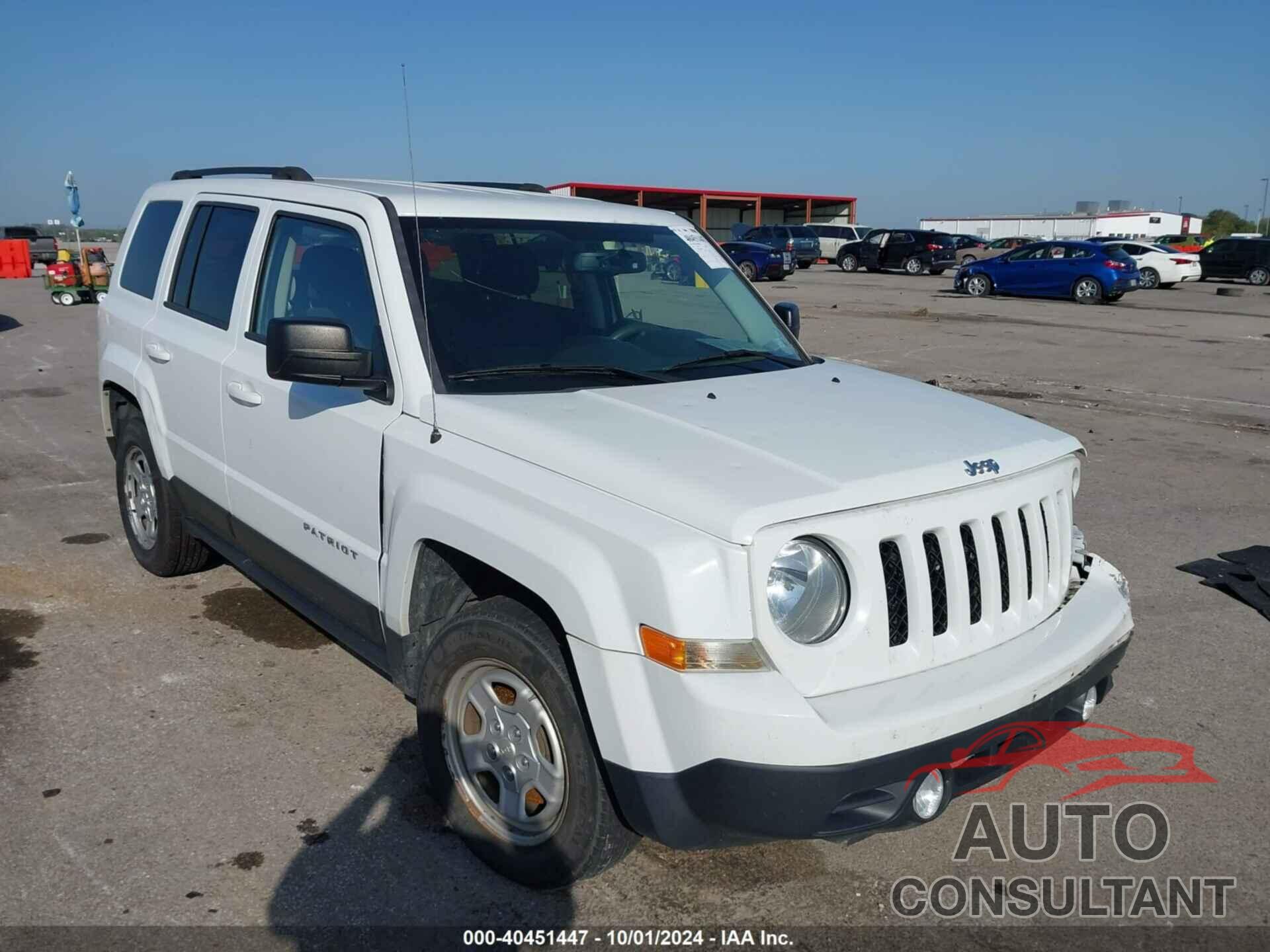 JEEP PATRIOT 2016 - 1C4NJRBBXGD686041