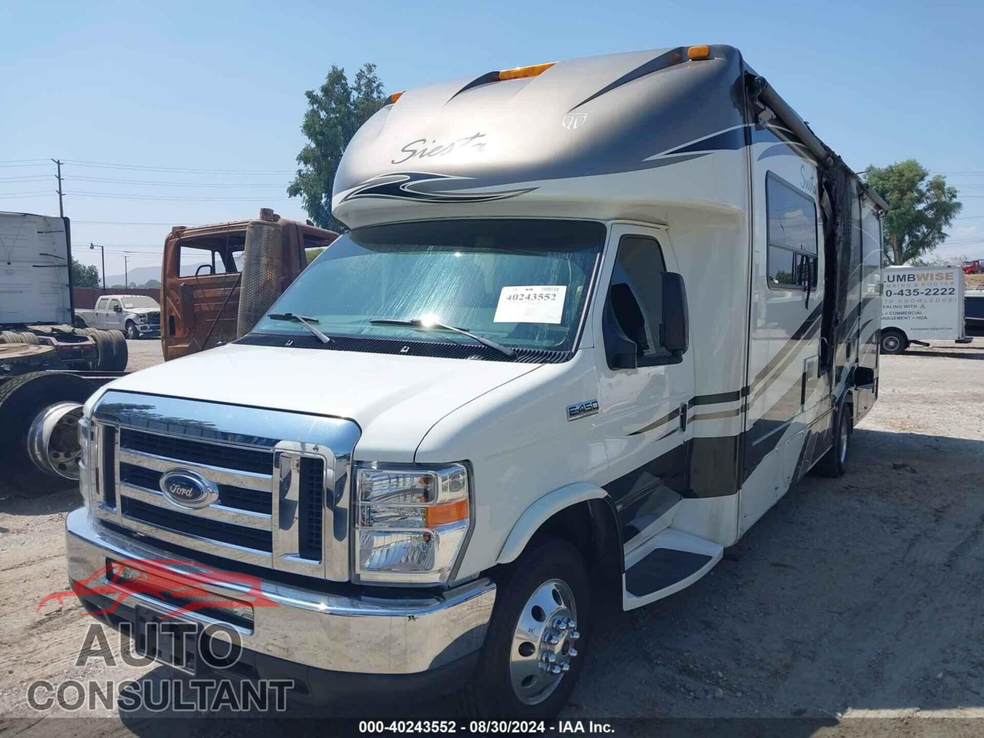 FORD E-450 CUTAWAY 2012 - 1FDXE4FS2CDA47961
