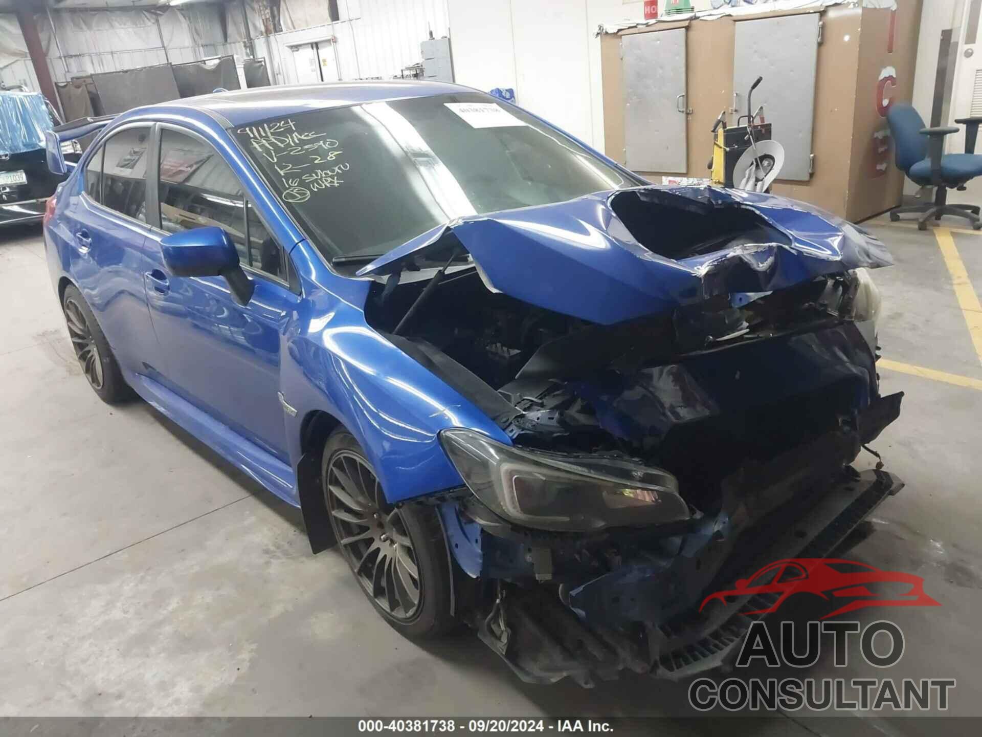 SUBARU WRX 2016 - JF1VA1E62G9802390