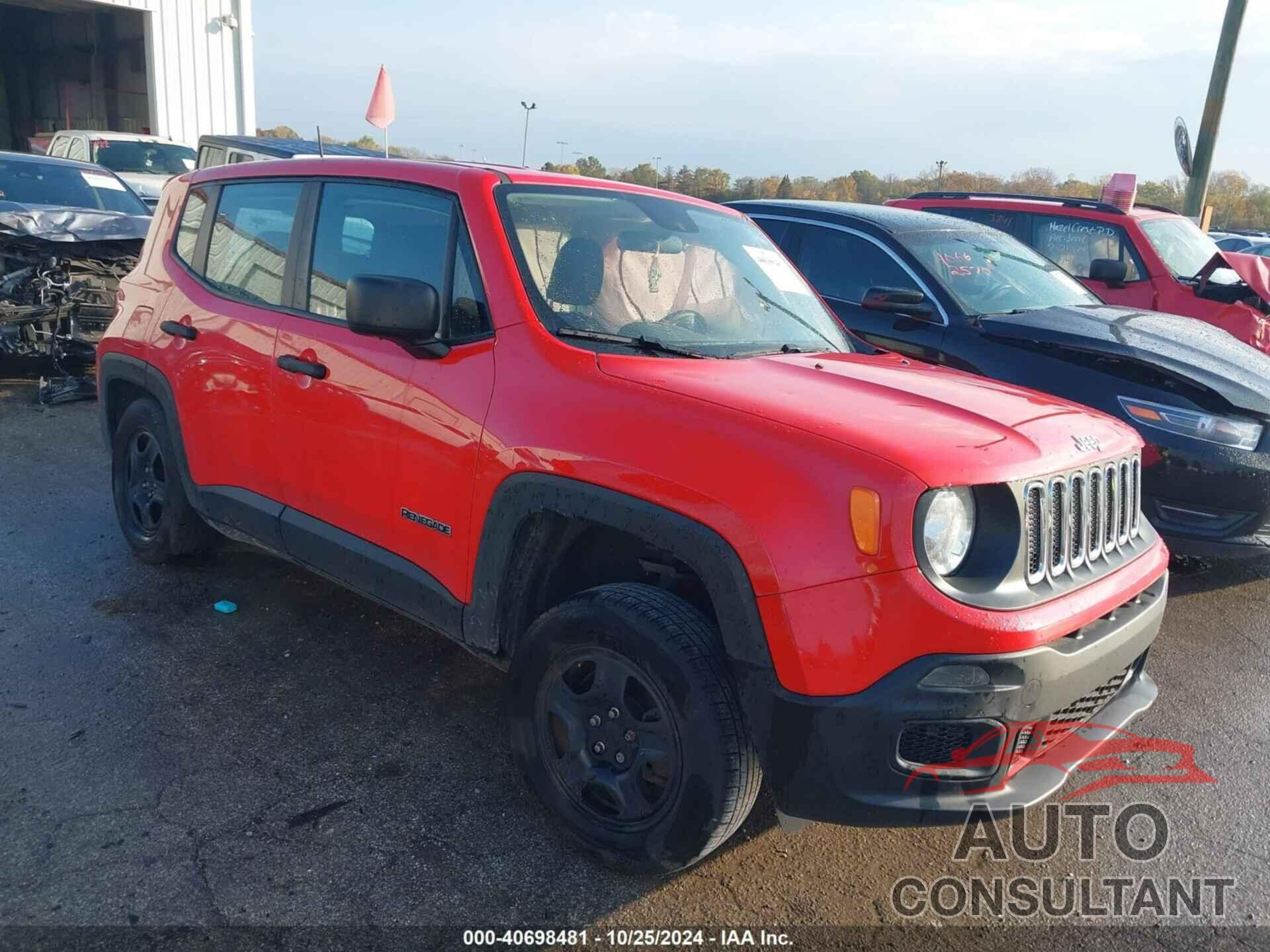 JEEP RENEGADE 2018 - ZACCJBAB7JPH78278