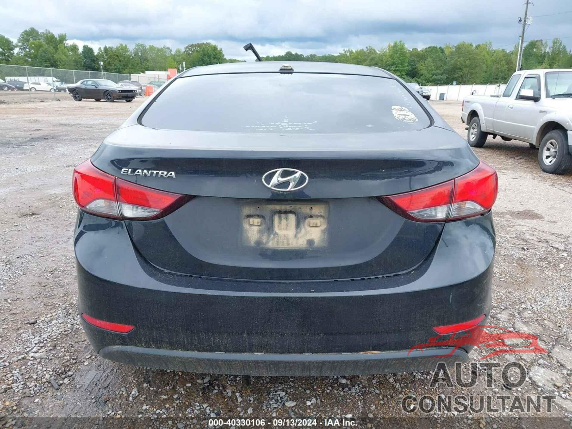 HYUNDAI ELANTRA 2016 - 5NPDH4AE6GH712831