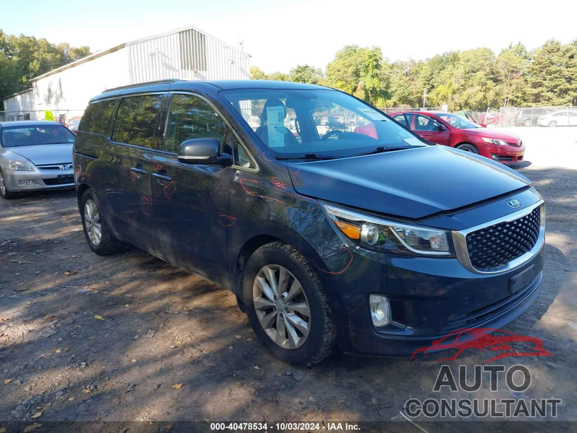 KIA SEDONA 2016 - KNDMC5C1XG6108224