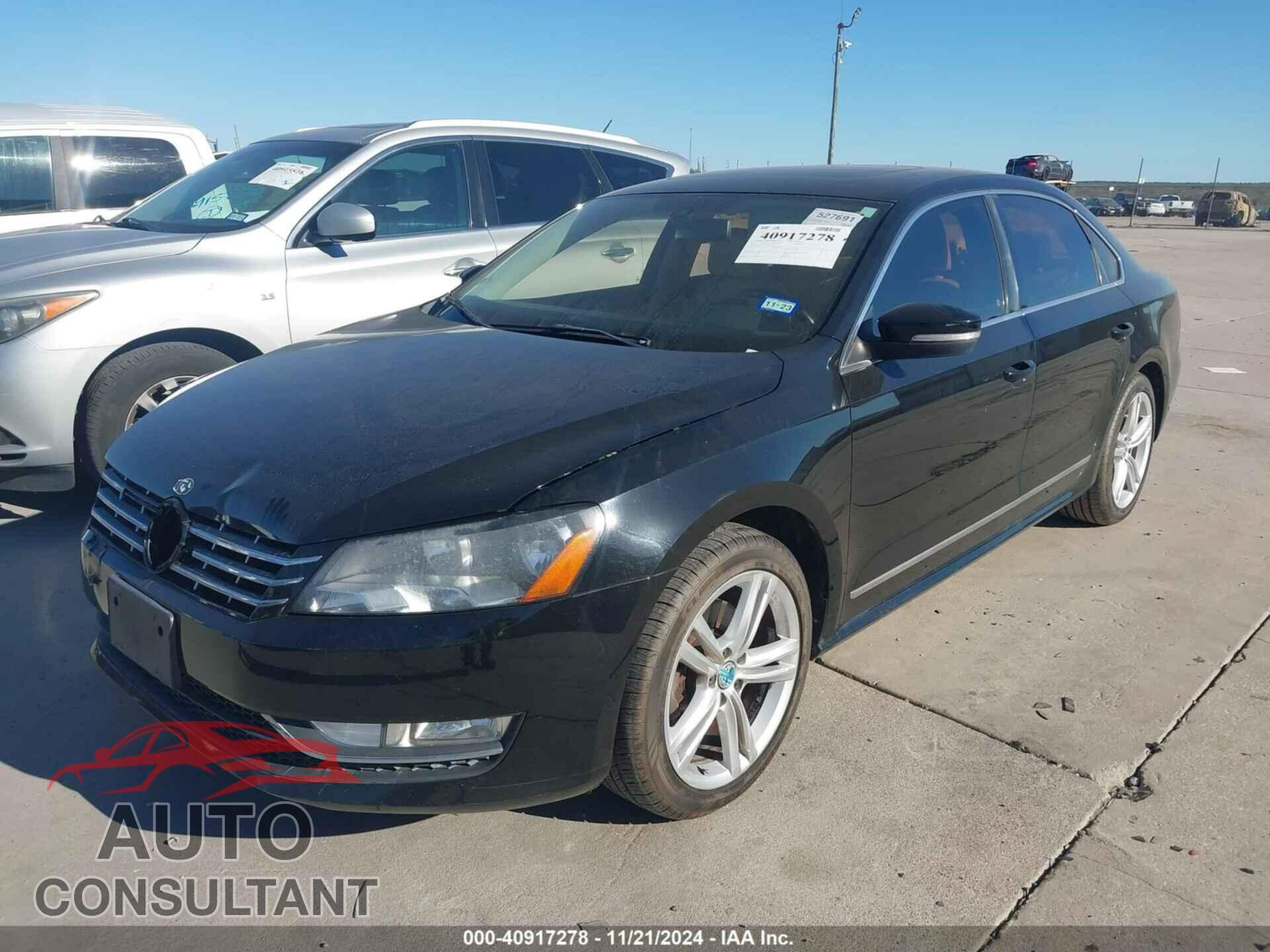 VOLKSWAGEN PASSAT 2014 - 1VWCS7A39EC080409