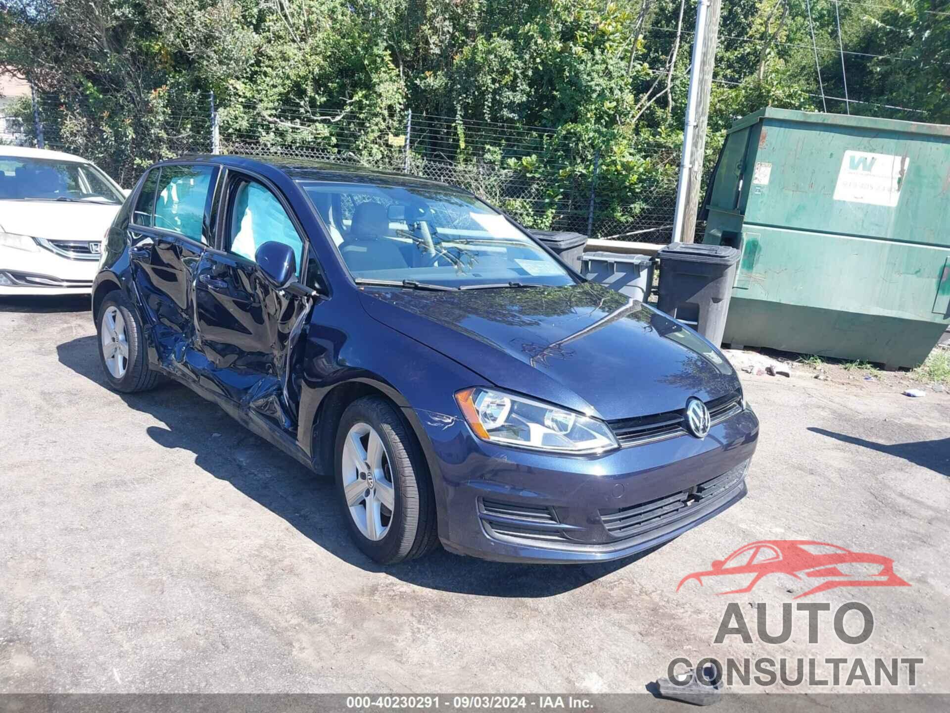 VOLKSWAGEN GOLF 2017 - 3VW217AU3HM056021