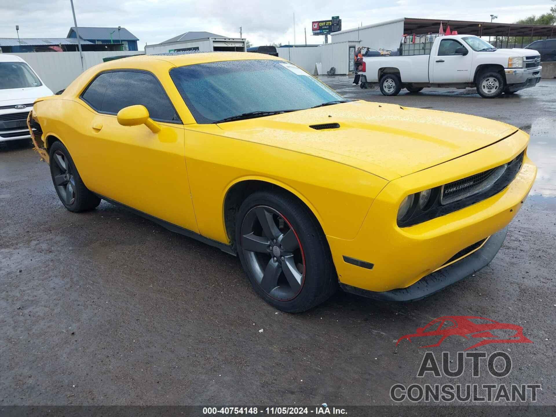 DODGE CHALLENGER 2012 - 2C3CDYAG6CH293175