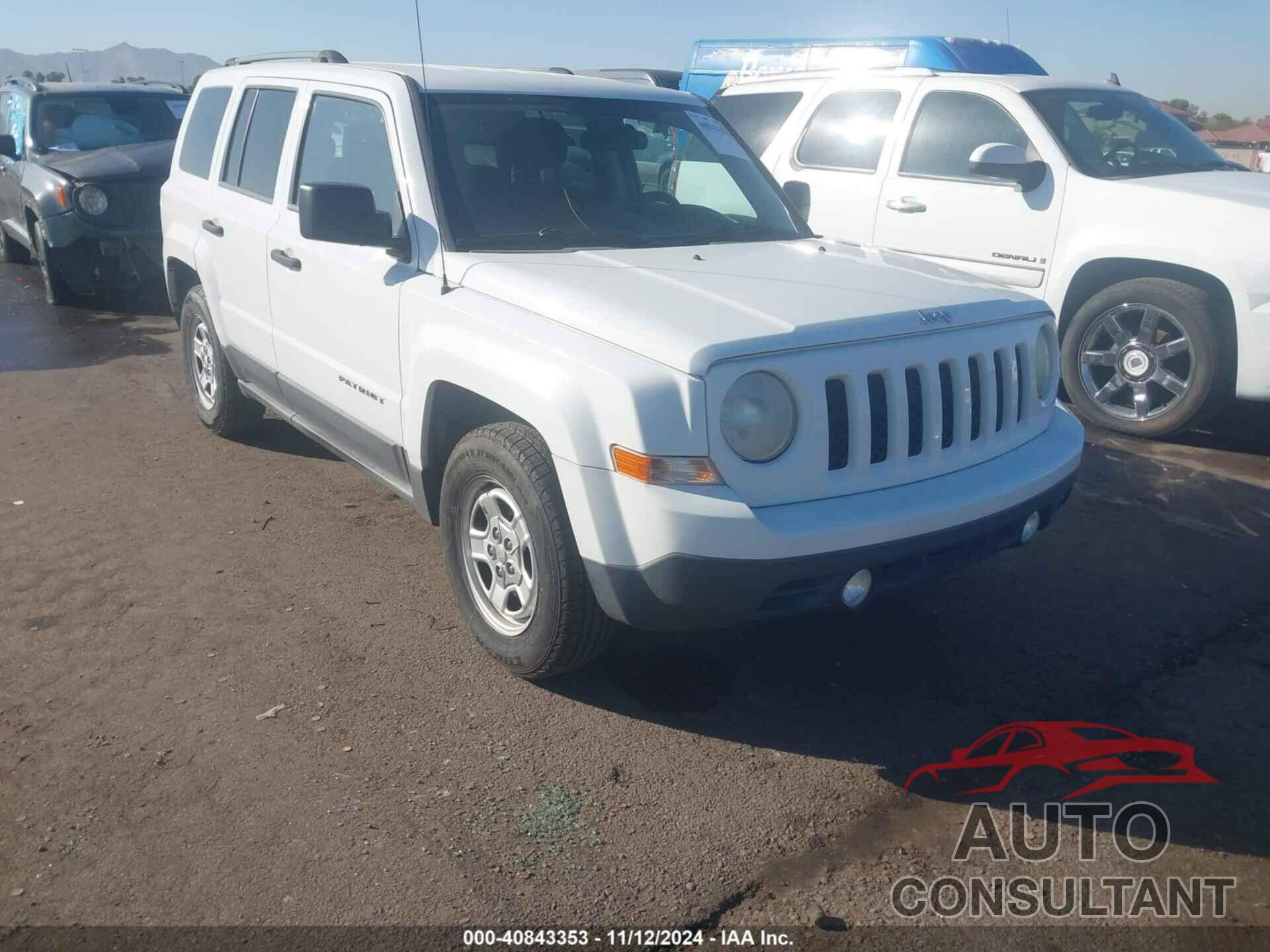 JEEP PATRIOT 2013 - 1C4NJPBA8DD181350